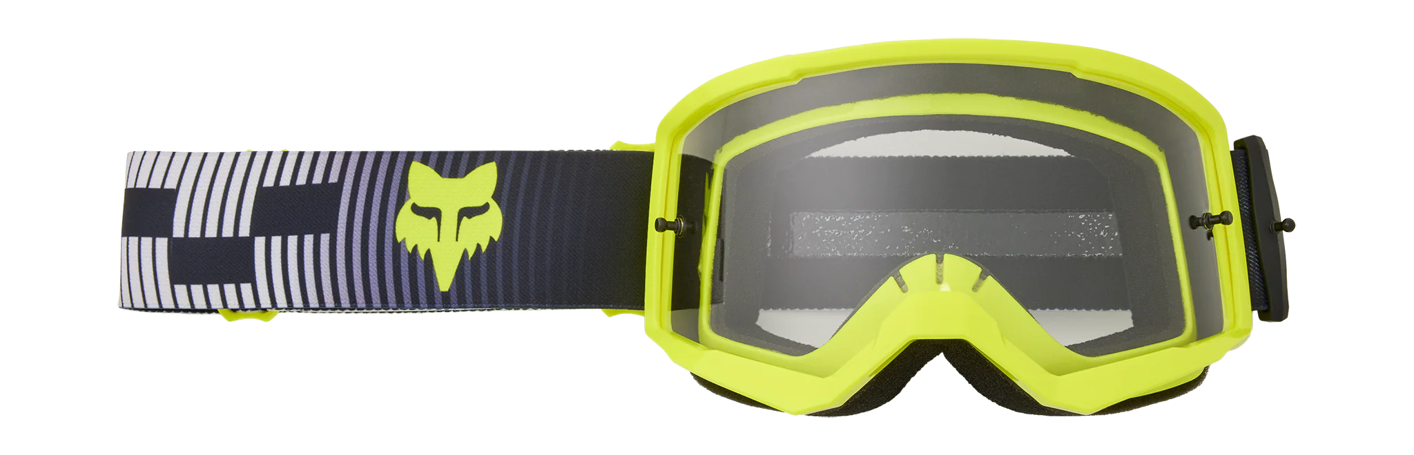 Fox Crossbril Main II Collect - Grijs / Geel - Clear Lens