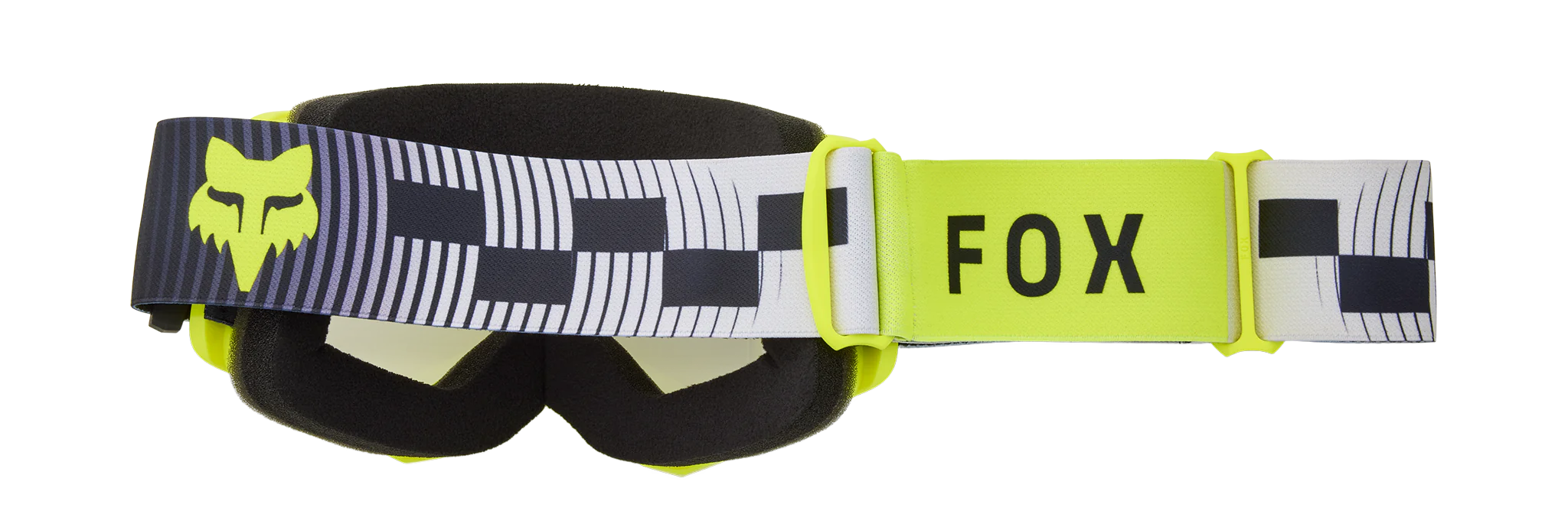 Fox Crossbril Main II Collect - Grijs / Geel - Clear Lens