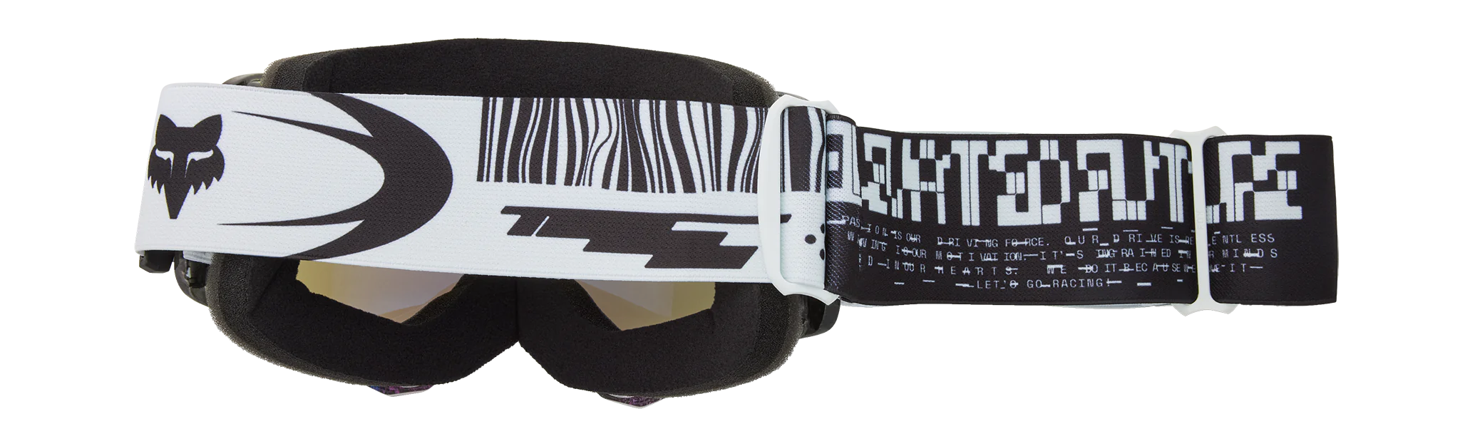Fox Crossbril Main II Image Cosmo - Wit / Zwart - Blauw Spark Lens