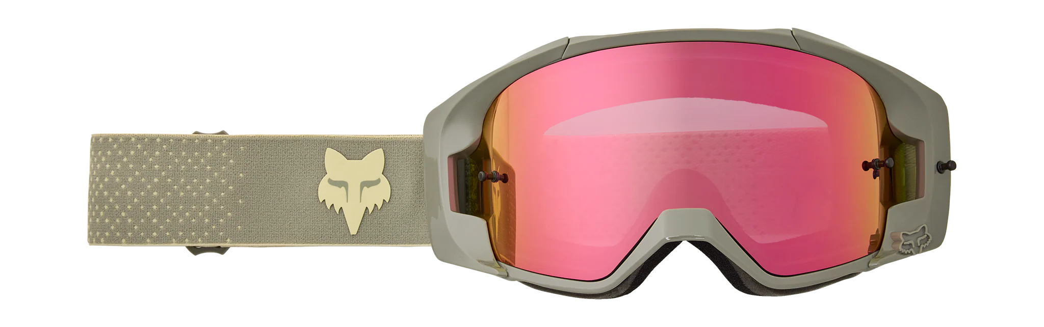 Fox Crossbril Vue Core - Cream - Injected Vivid Roze Lens