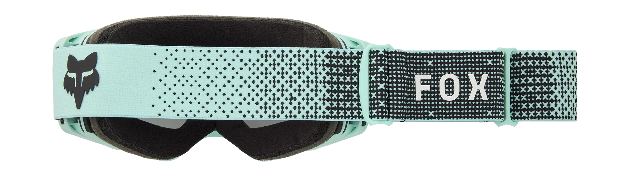 Fox Crossbril Vue Core - Turquoise - Injected Vivid Rood Lens