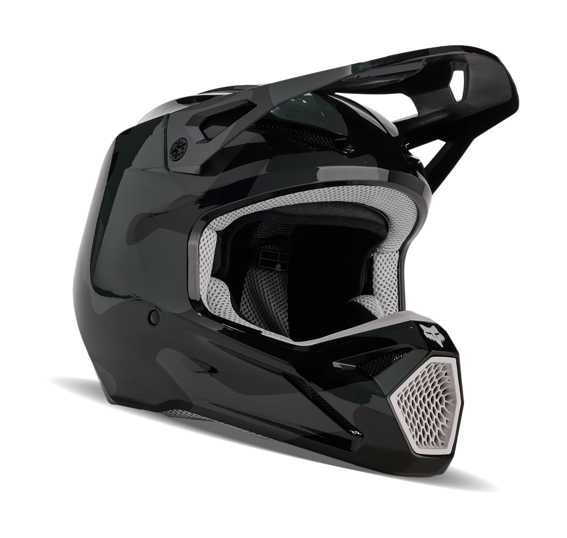 Fox Crosshelm V1 Bnkr - Zwart Camo