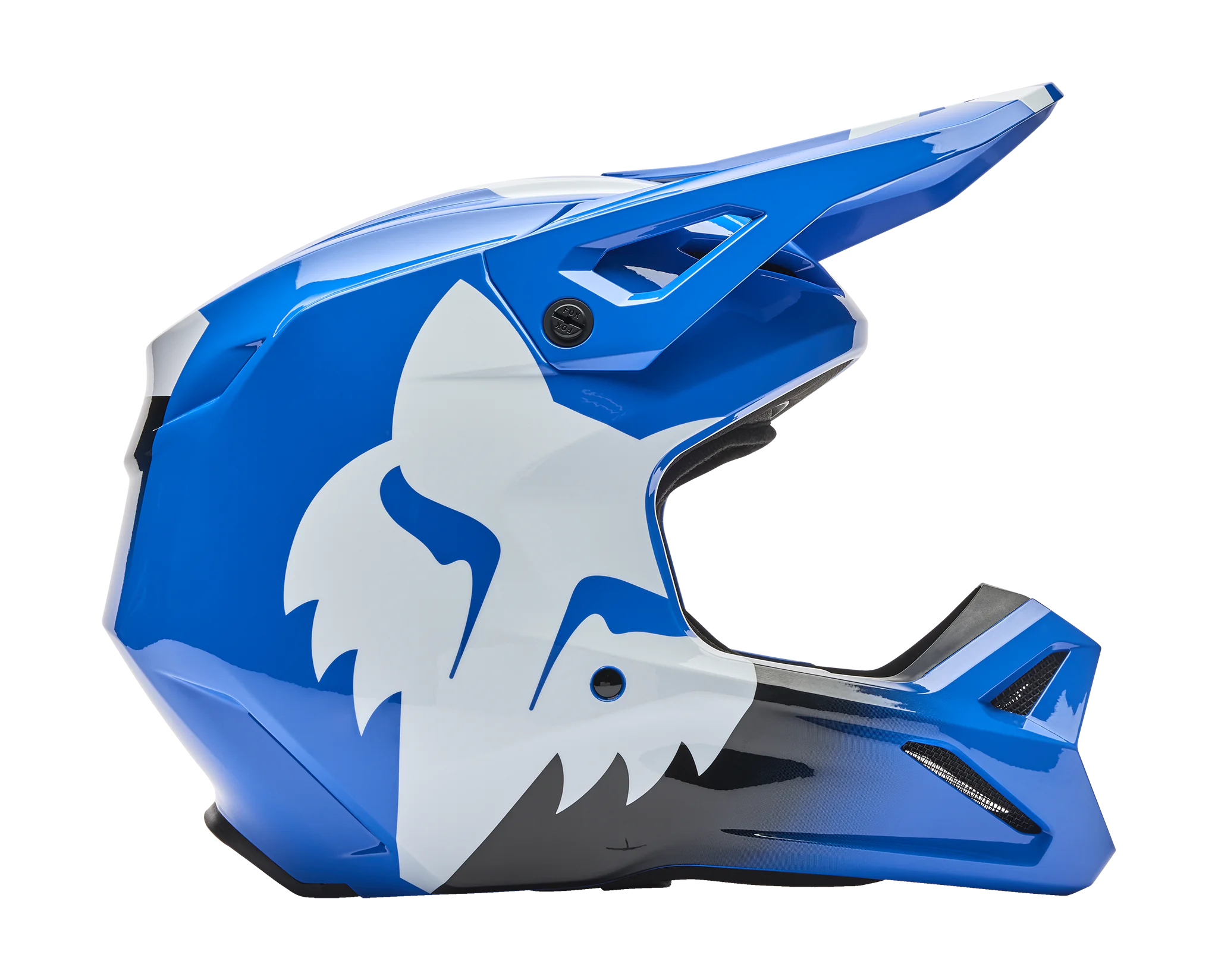 Fox Crosshelm V1 Shield - Blauw