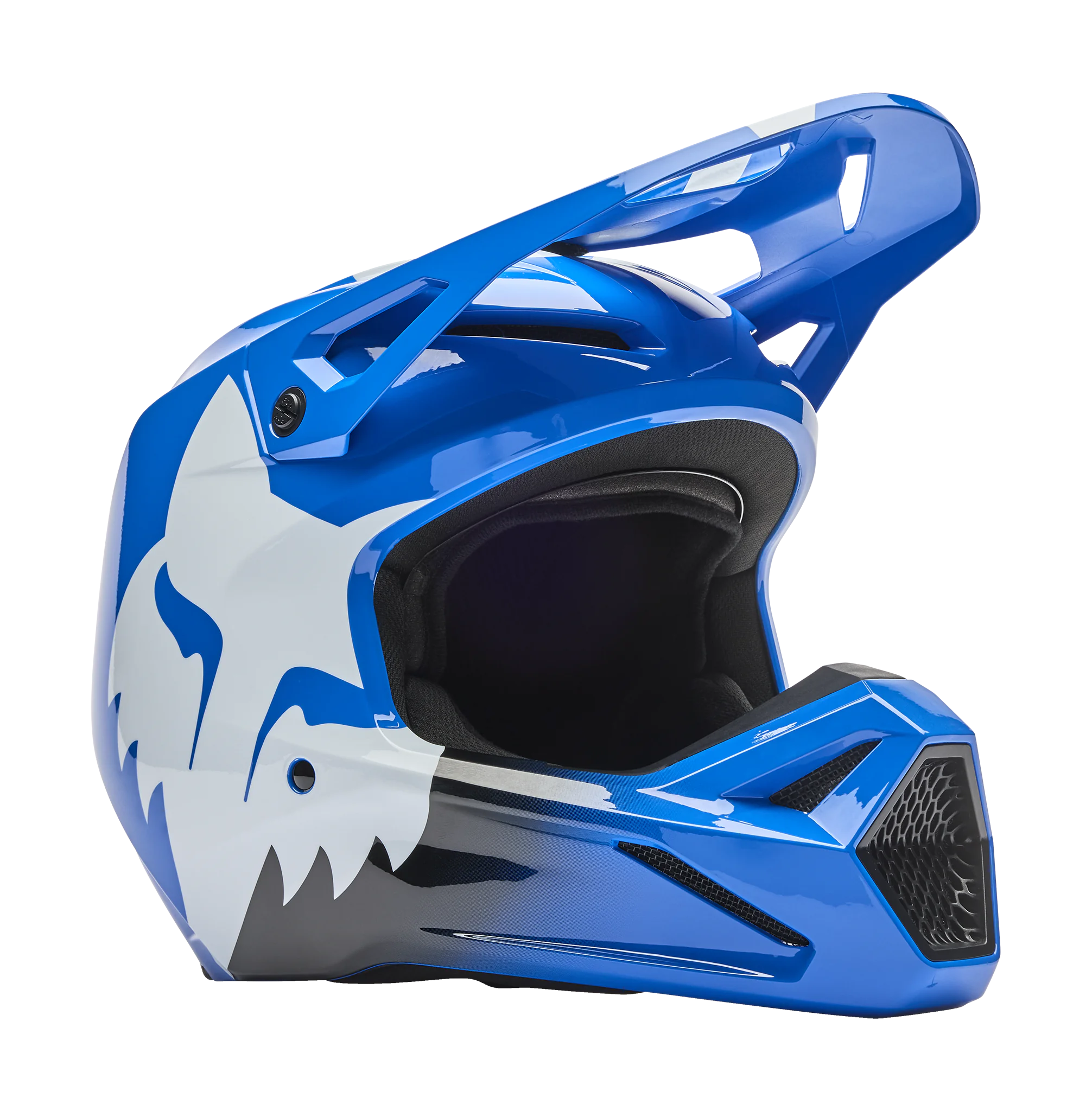Fox Crosshelm V1 Shield - Blauw