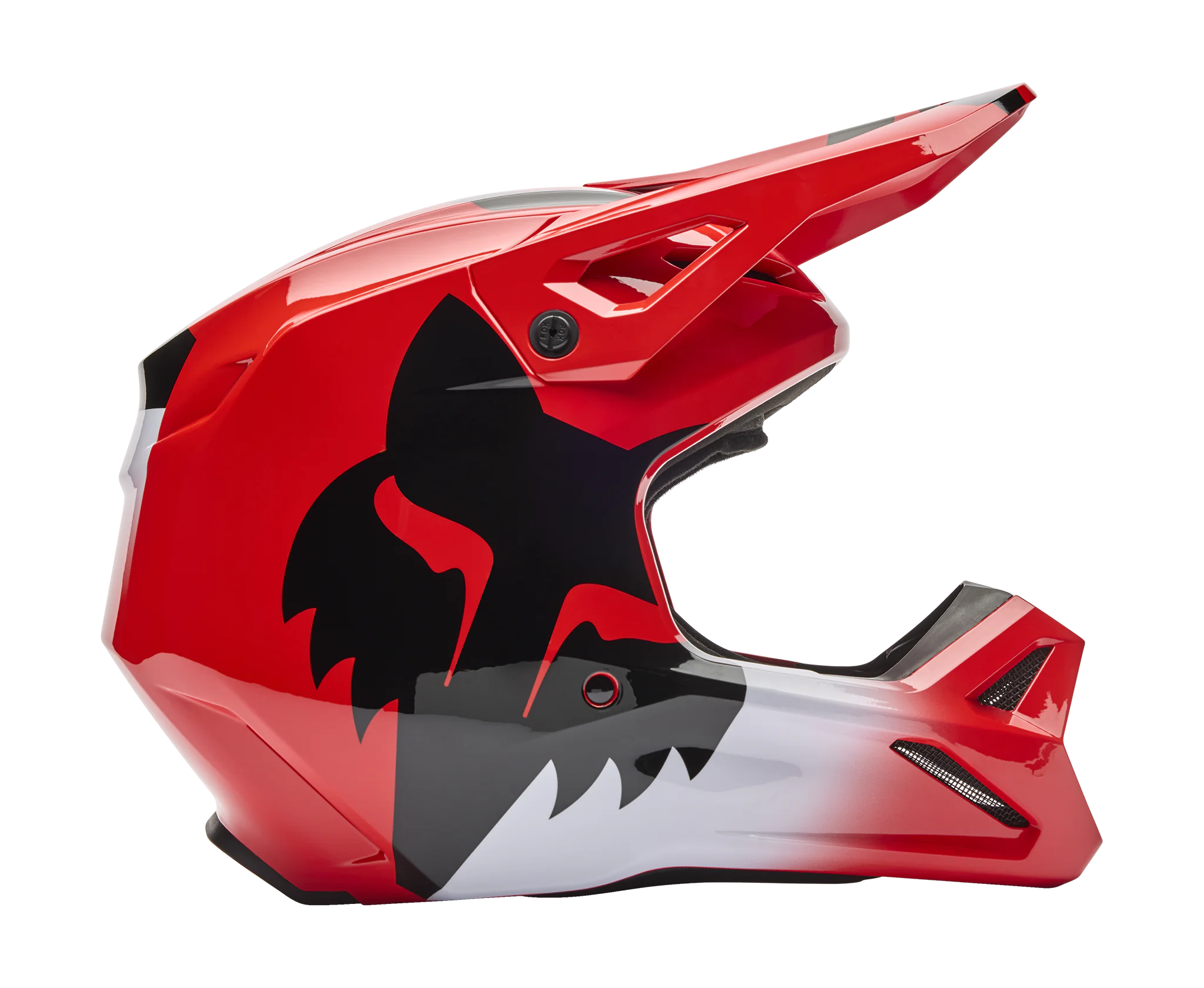 Fox Crosshelm V1 Shield - Fluo Rood