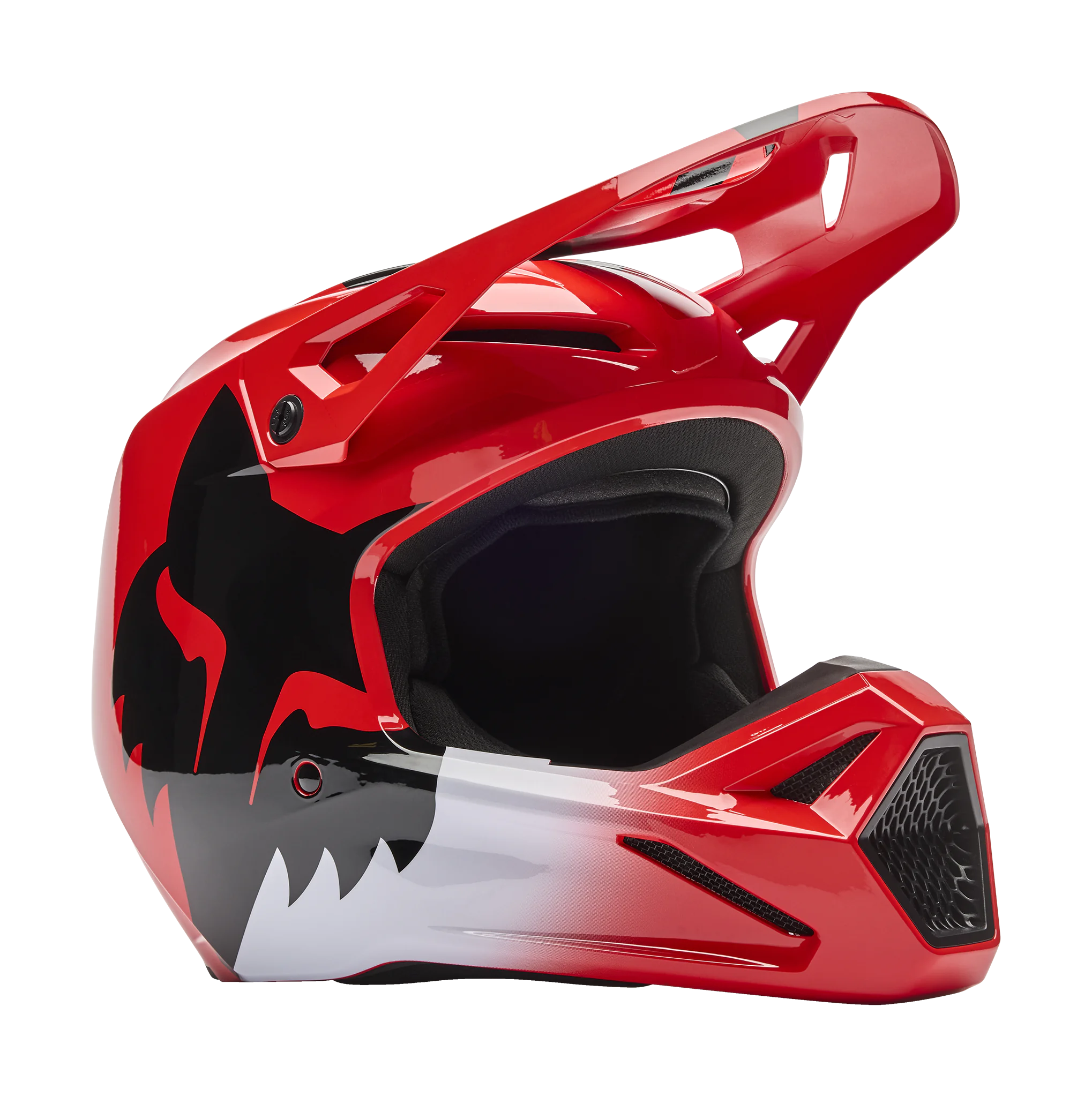 Fox Crosshelm V1 Shield - Fluo Rood
