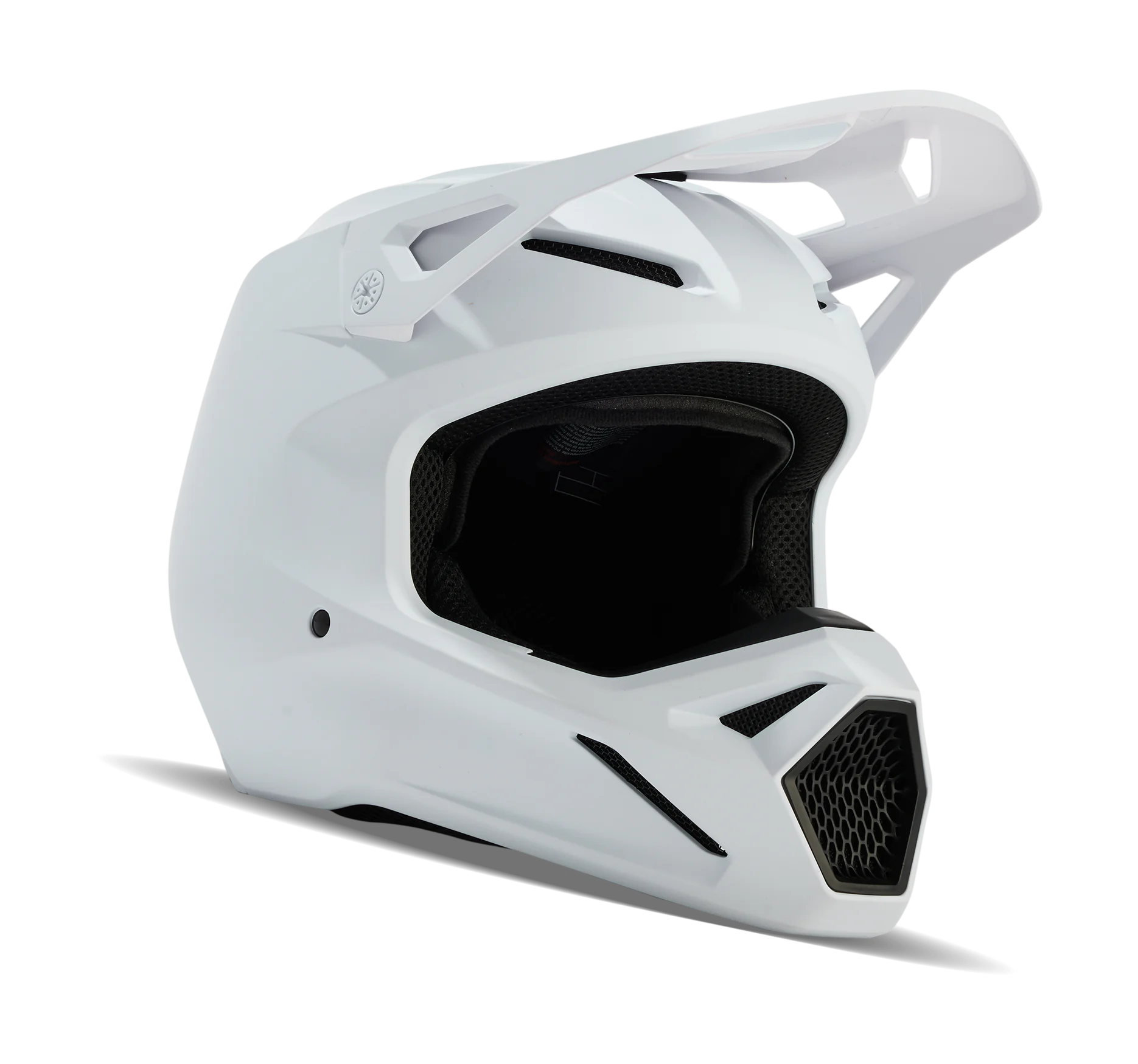 Fox Crosshelm V1 Solid - Mat Wit
