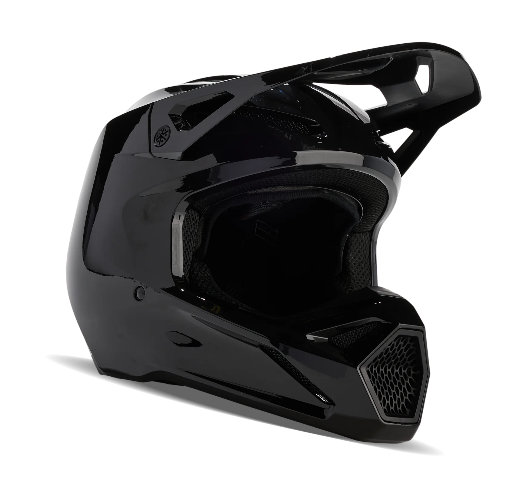 Fox Crosshelm V1 Solid - Zwart