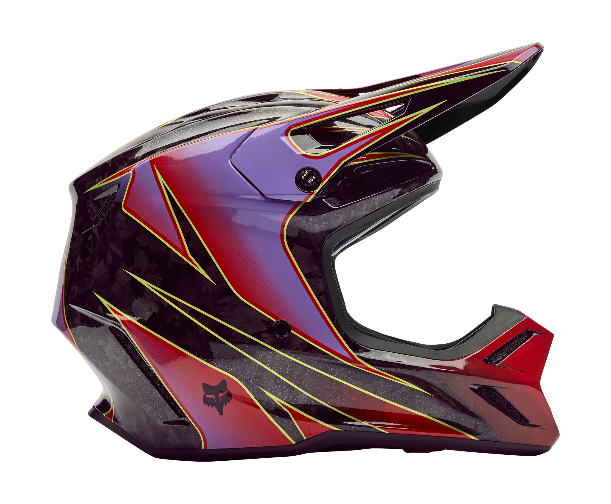 Fox Crosshelm V3 RS Canvas - Rood