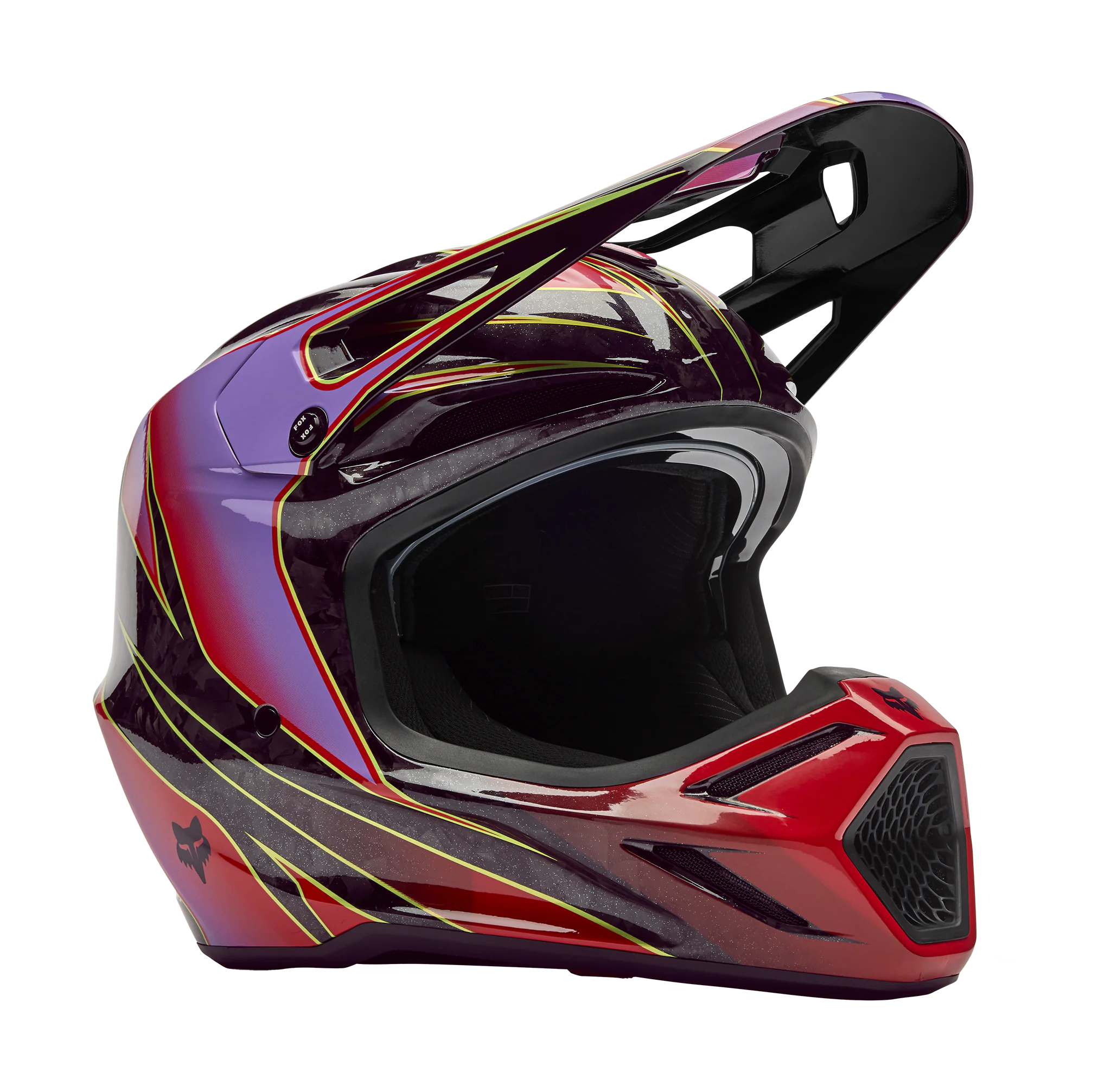 Fox Crosshelm V3 RS Canvas - Rood