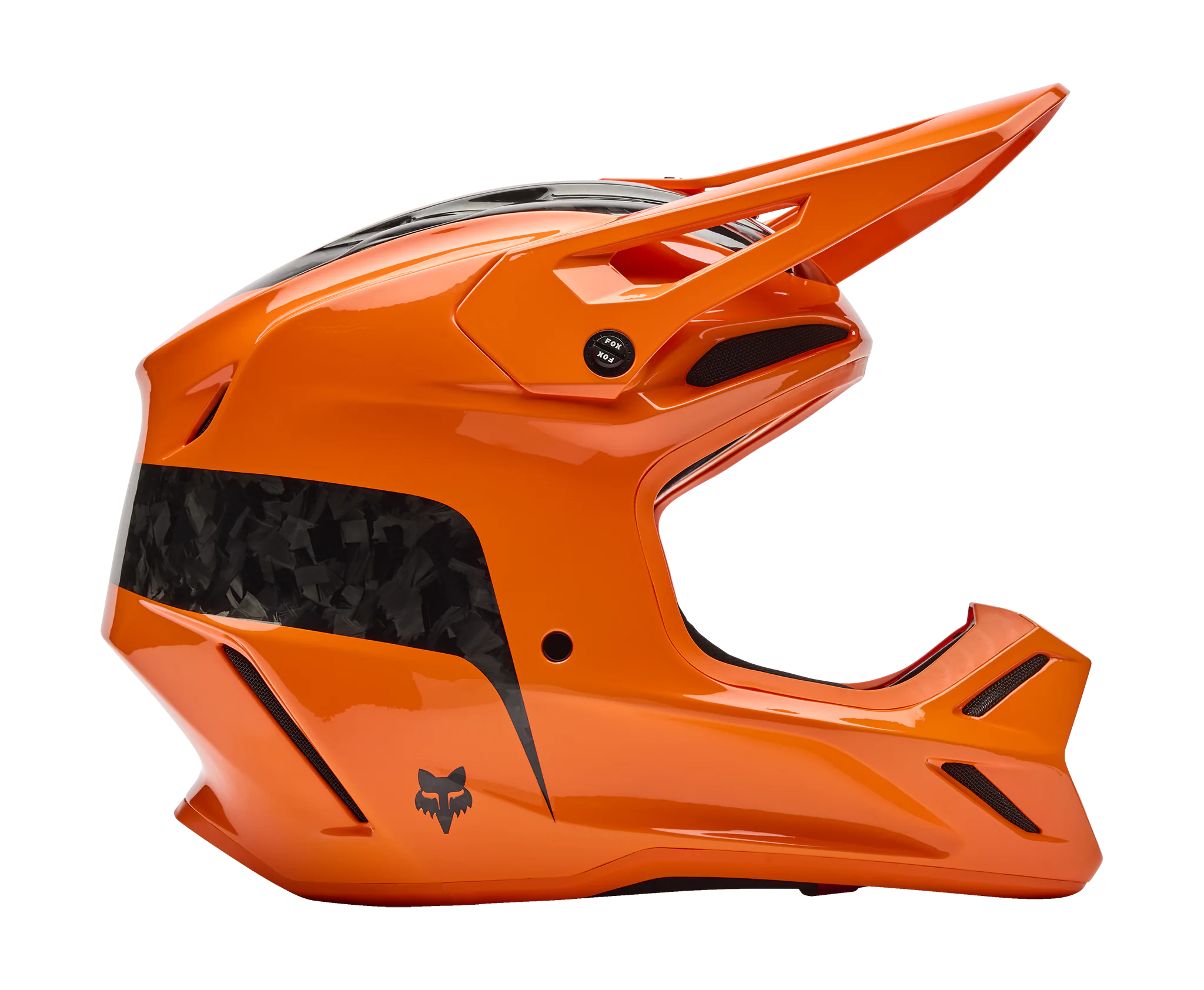 Fox Crosshelm V3 RS Fracture - Fluo Oranje