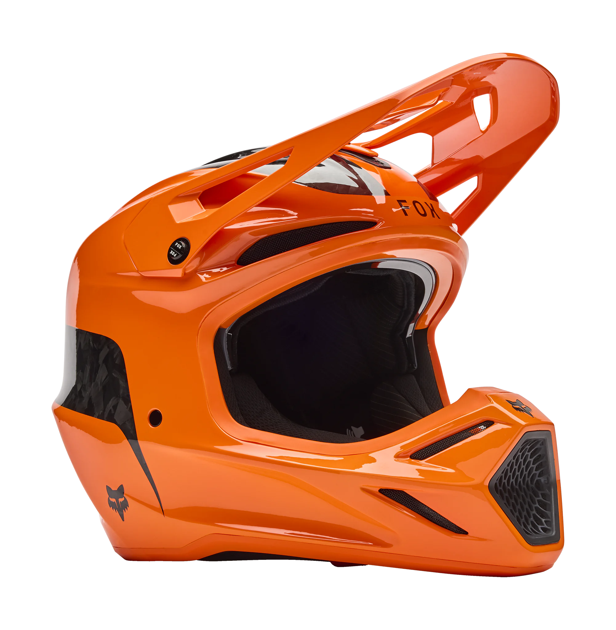Fox Crosshelm V3 RS Fracture - Fluo Oranje