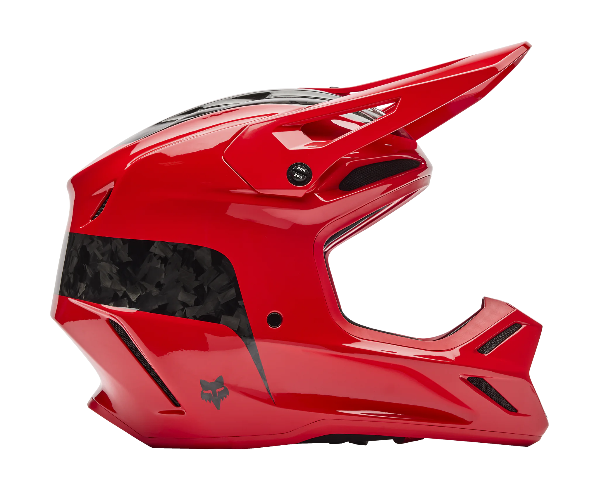 Fox Crosshelm V3 RS Fracture - Fluo Rood