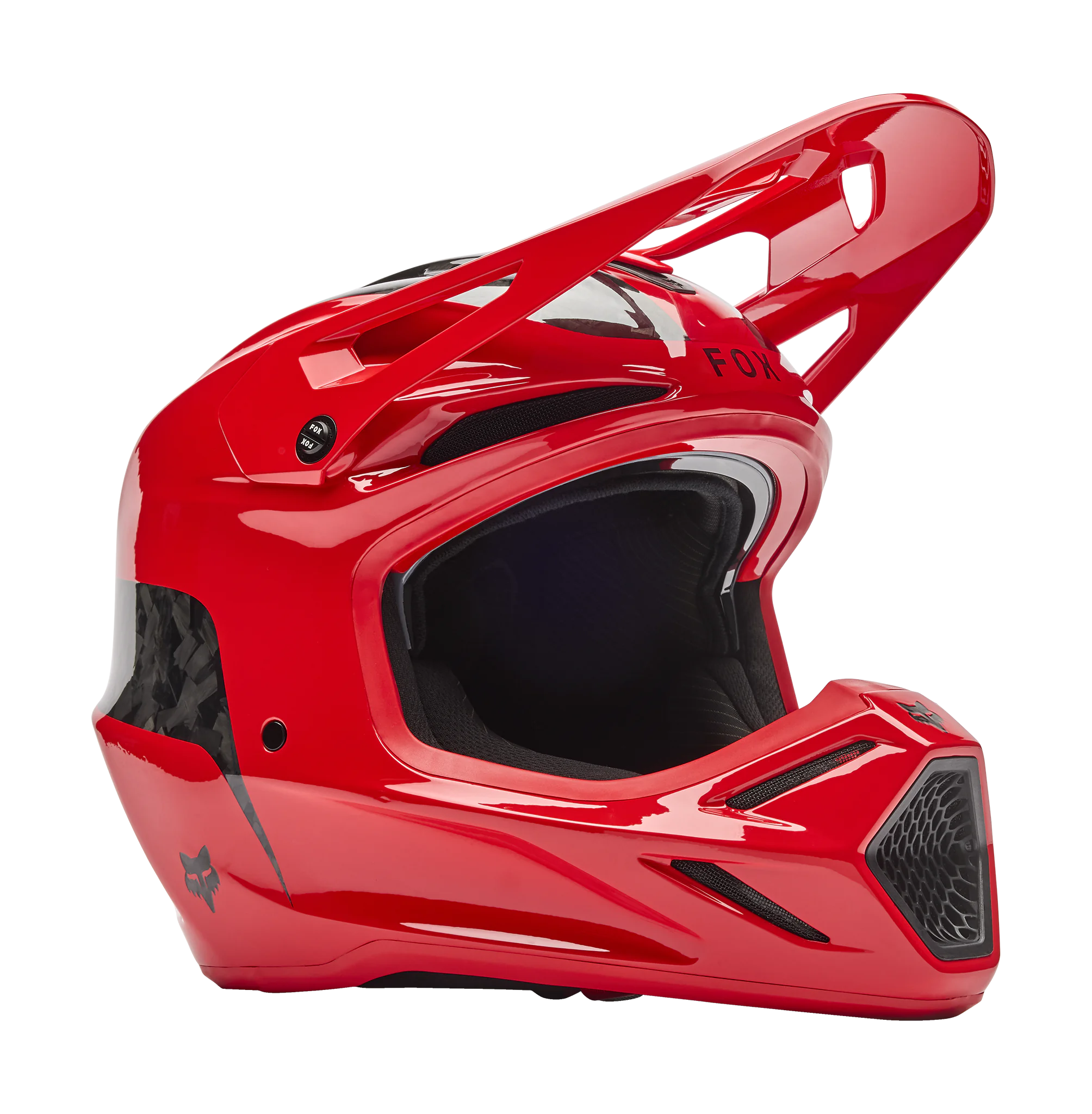Fox Crosshelm V3 RS Fracture - Fluo Rood