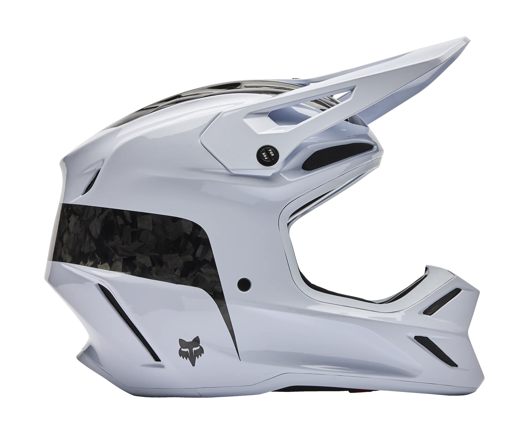 Fox Crosshelm V3 RS Fracture - Wit
