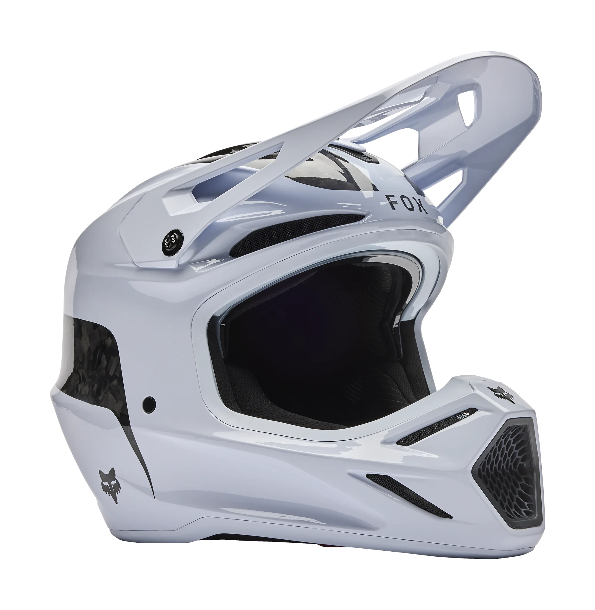 Fox Crosshelm V3 RS Fracture - Wit