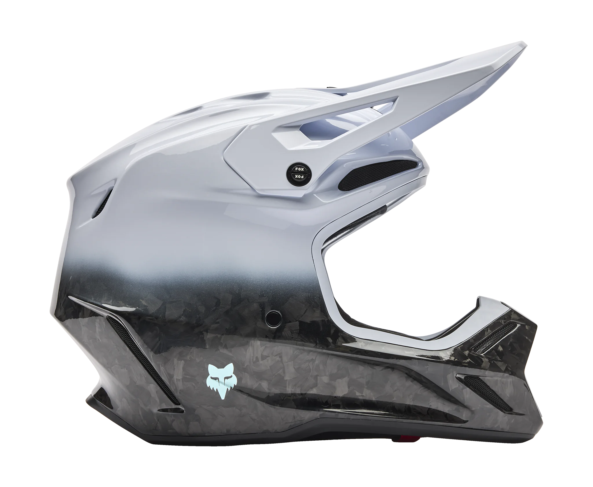 Fox Crosshelm V3 RS Ghost - Wit