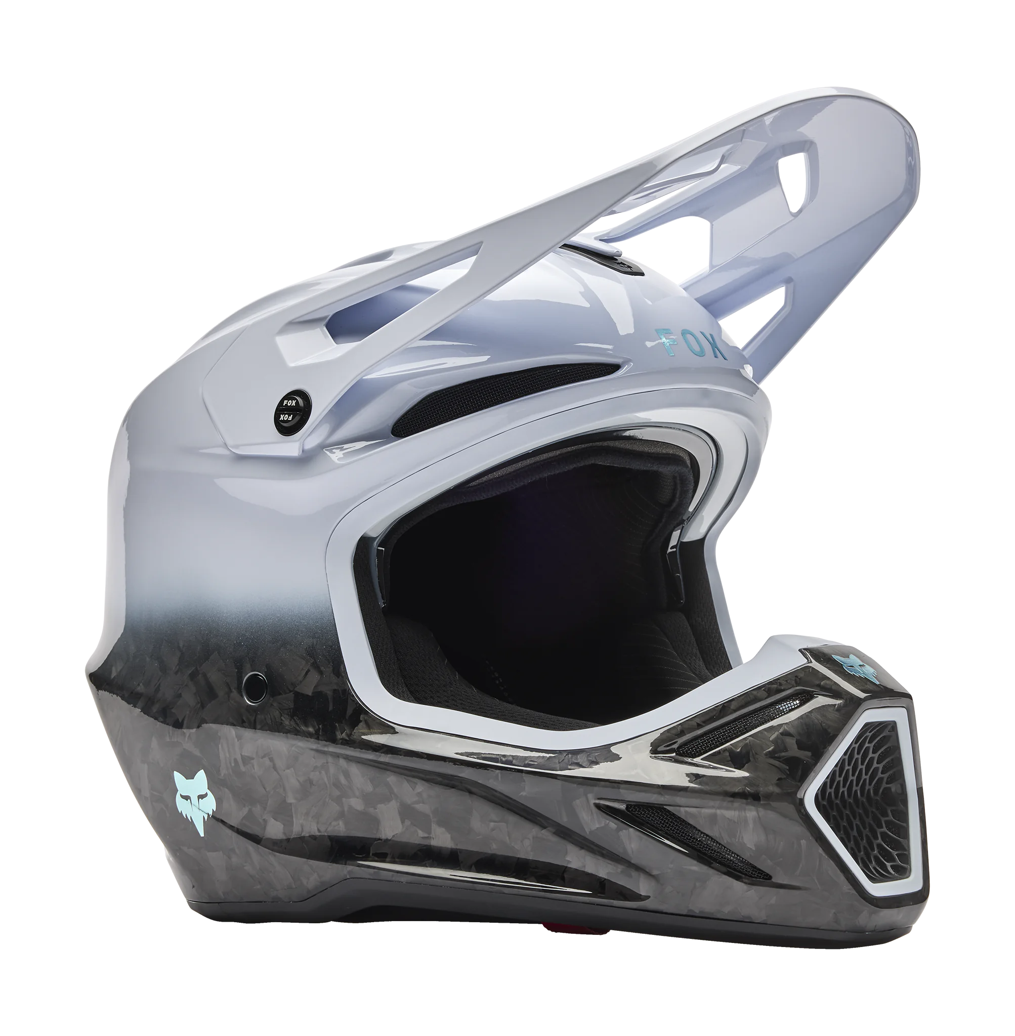 Fox Crosshelm V3 RS Ghost - Wit