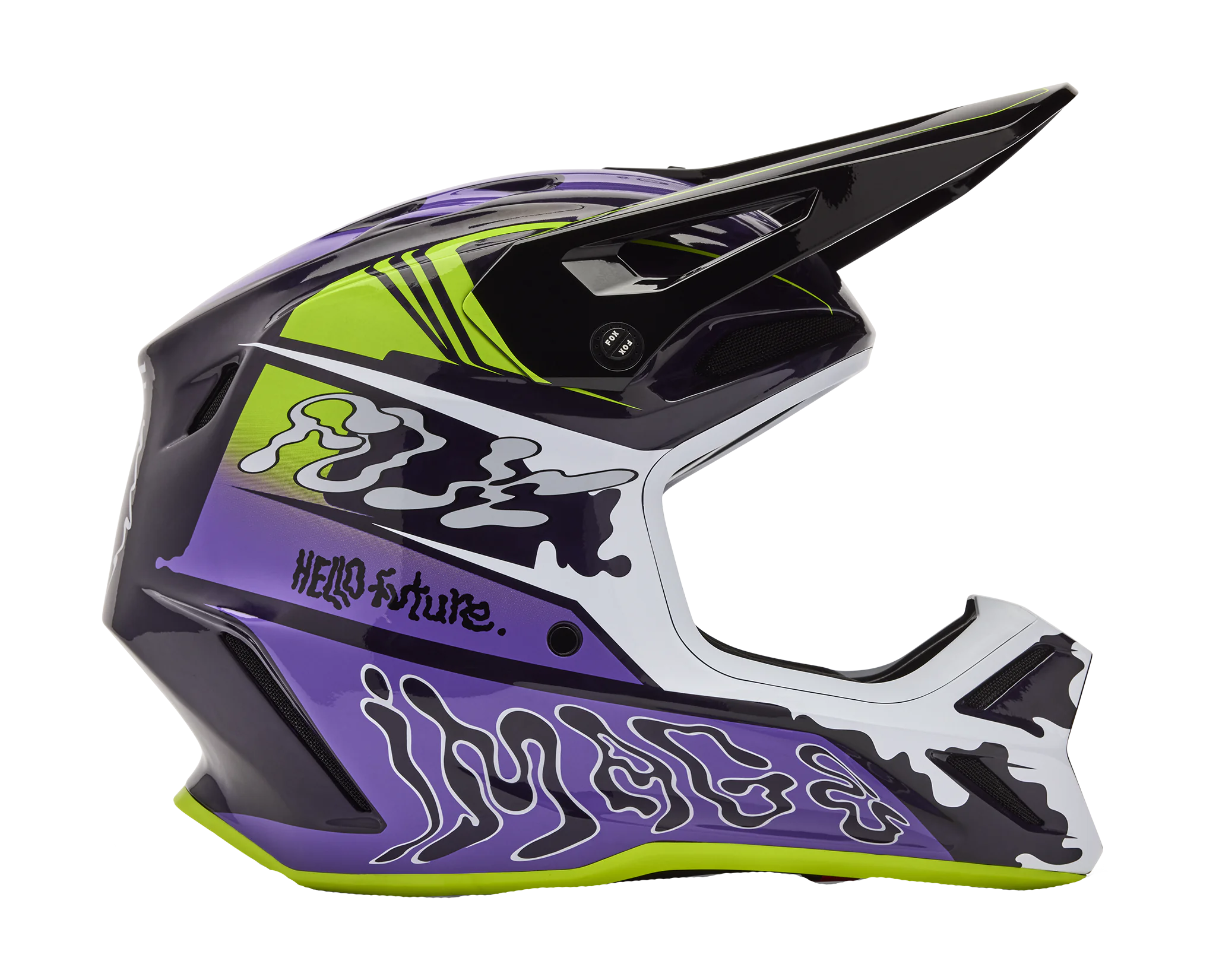 Fox Crosshelm V3 RS Image Phantom LE - Paars Haze
