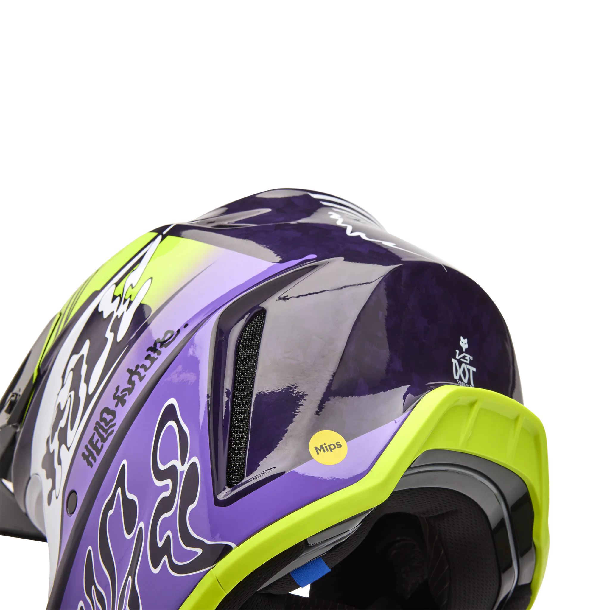 Fox Crosshelm V3 RS Image Phantom LE - Paars Haze