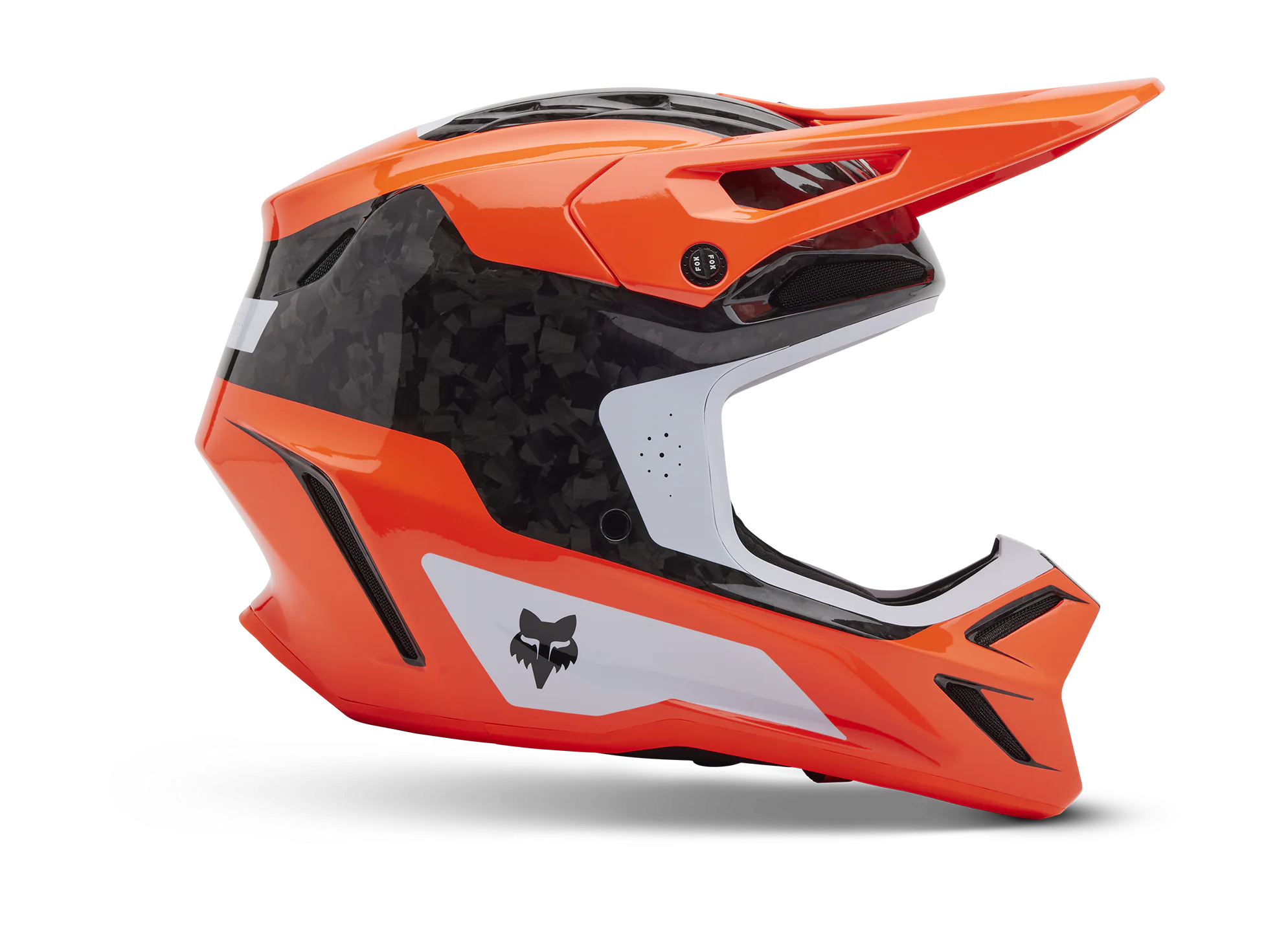 Fox Crosshelm V3 RS Infinite - Flo Oranje