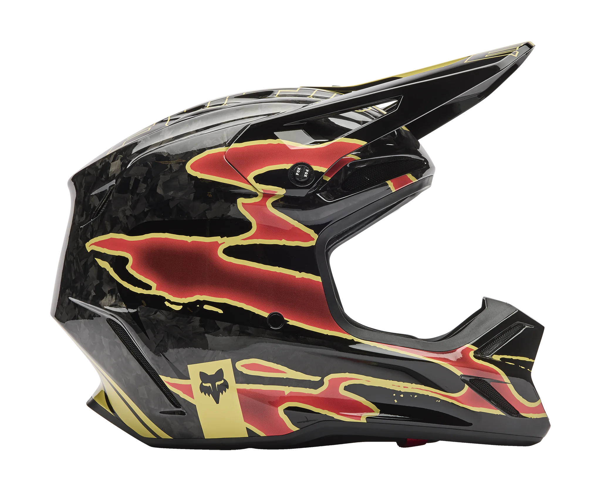 Fox Crosshelm V3 RS Inning - Zwart