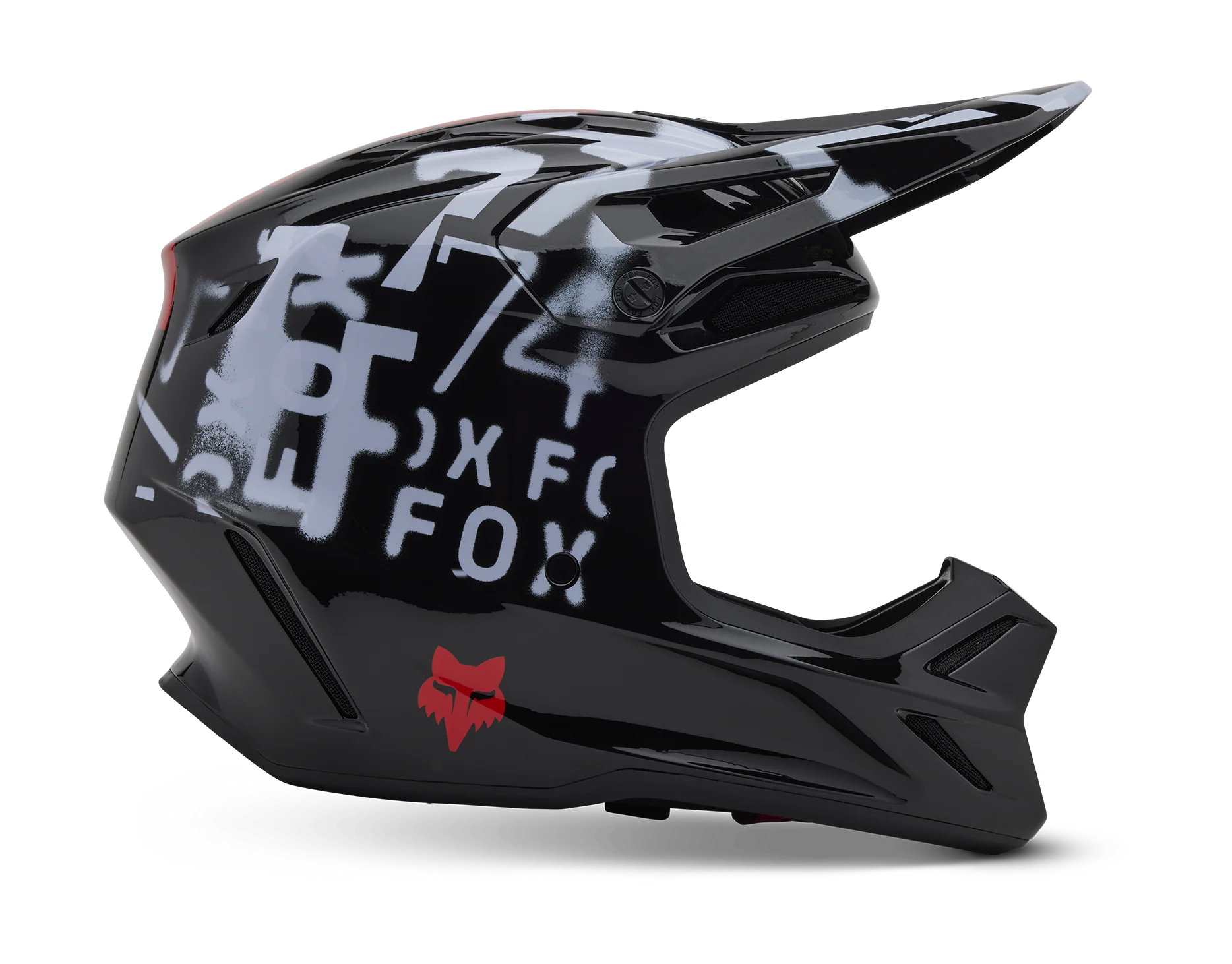 Fox Crosshelm V3 SEVENTY4 - Zwart