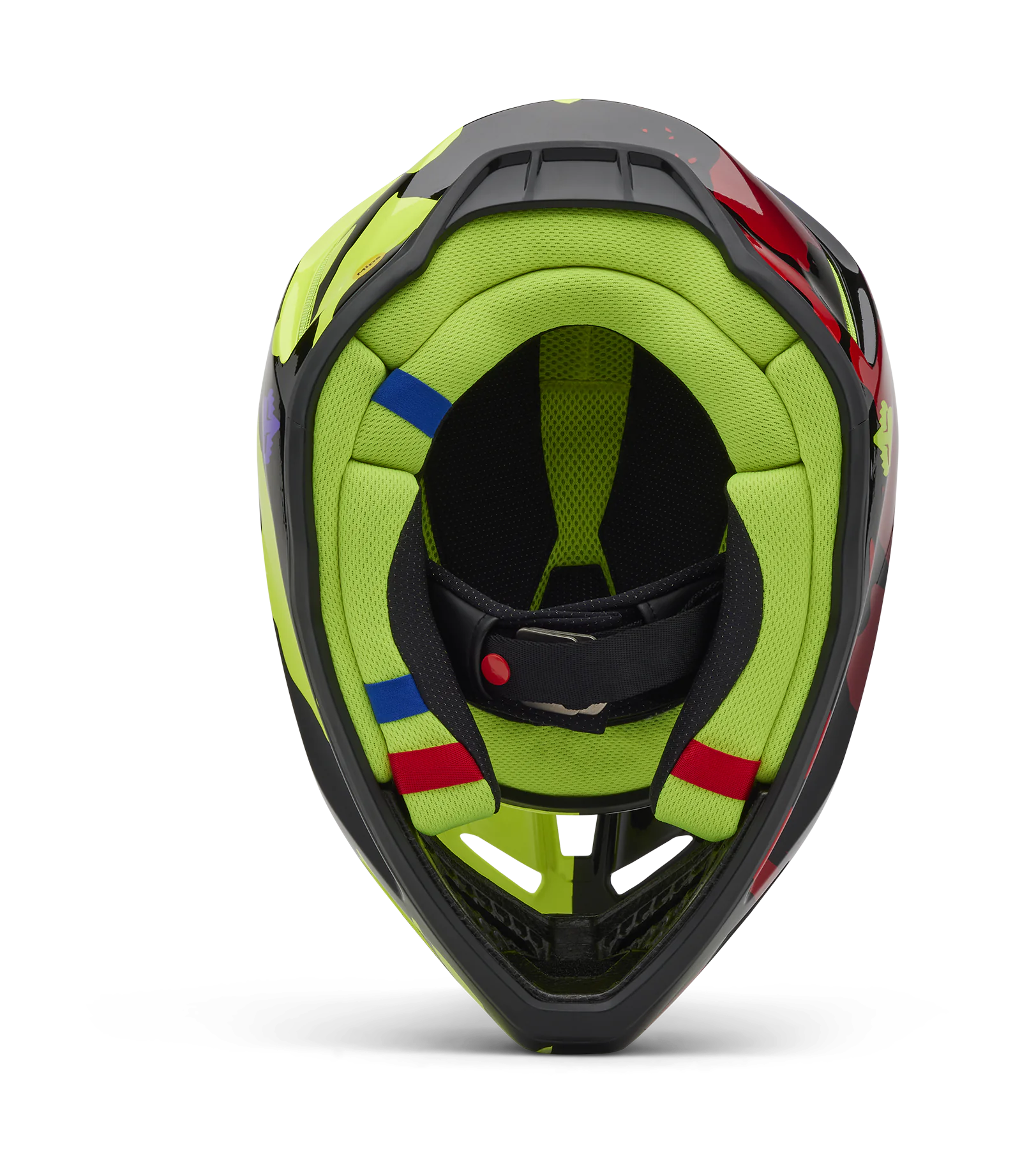 Fox Crosshelm V3 Throttle - Fluo Geel