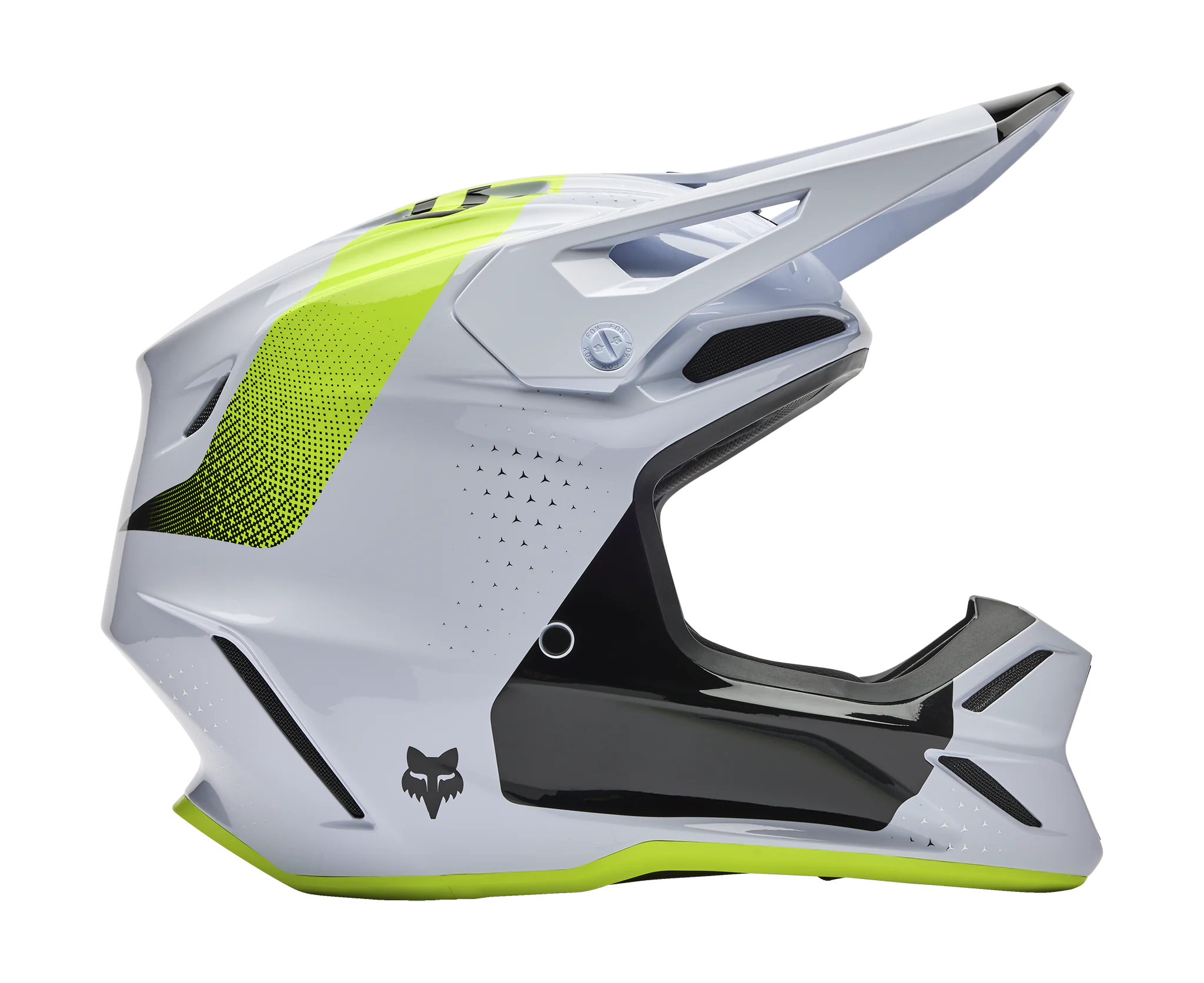 Fox Crosshelm V3 Tine - Wit