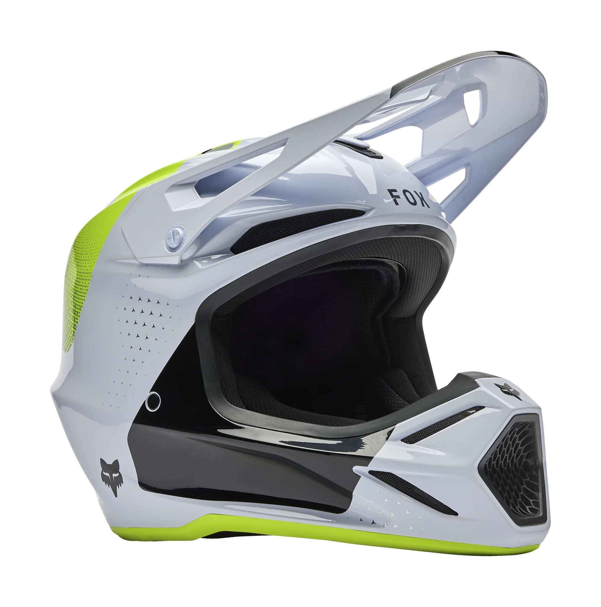 Fox Crosshelm V3 Tine - Wit