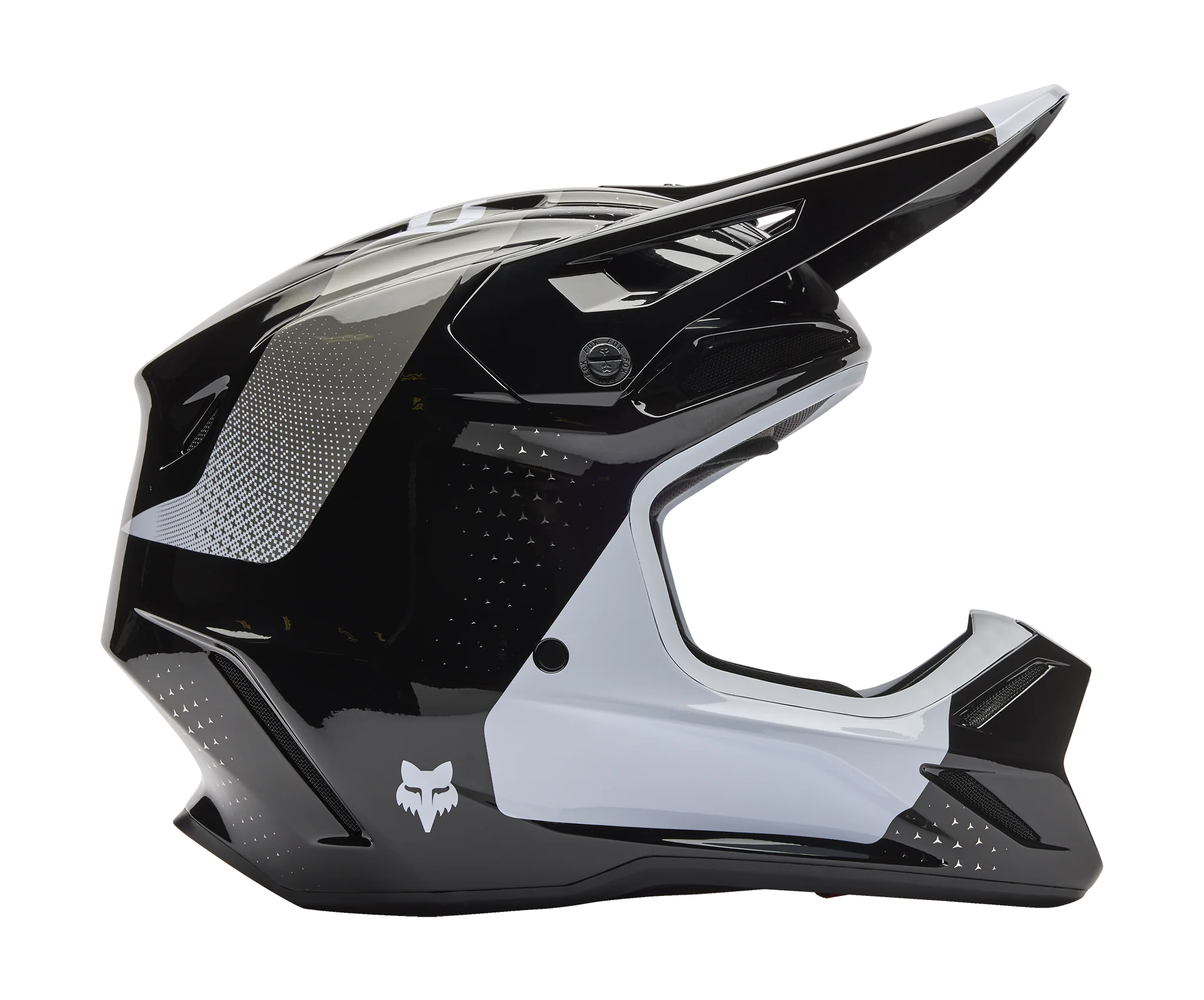 Fox Crosshelm V3 Tine - Zwart