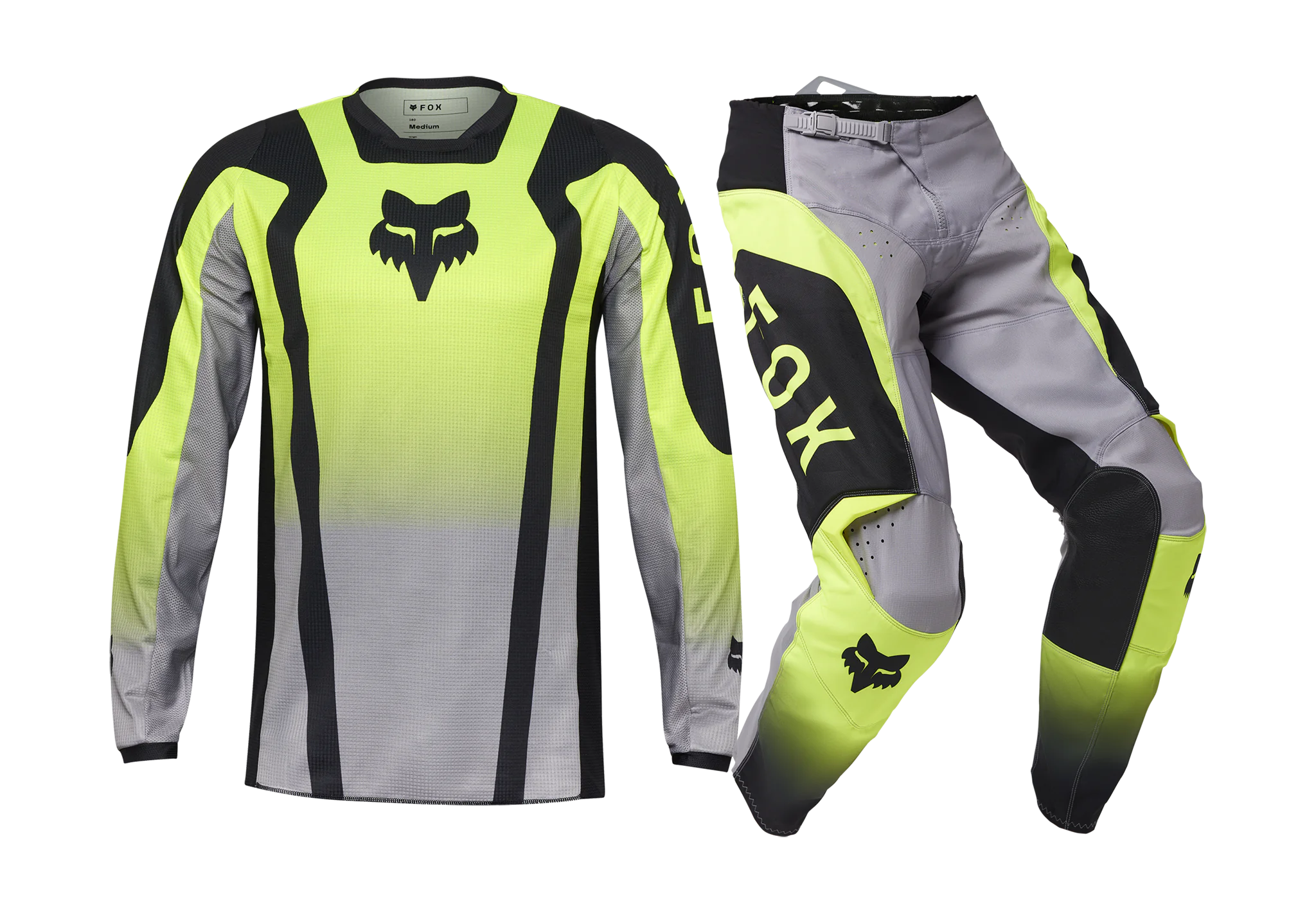 Fox Crosskleding 180 Lean - Fluo Geel