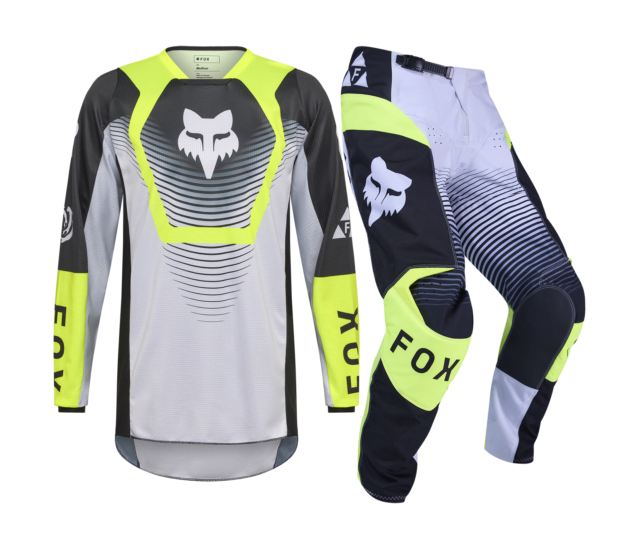 Fox Crosskleding 2026 180 Collect - Grijs / Geel