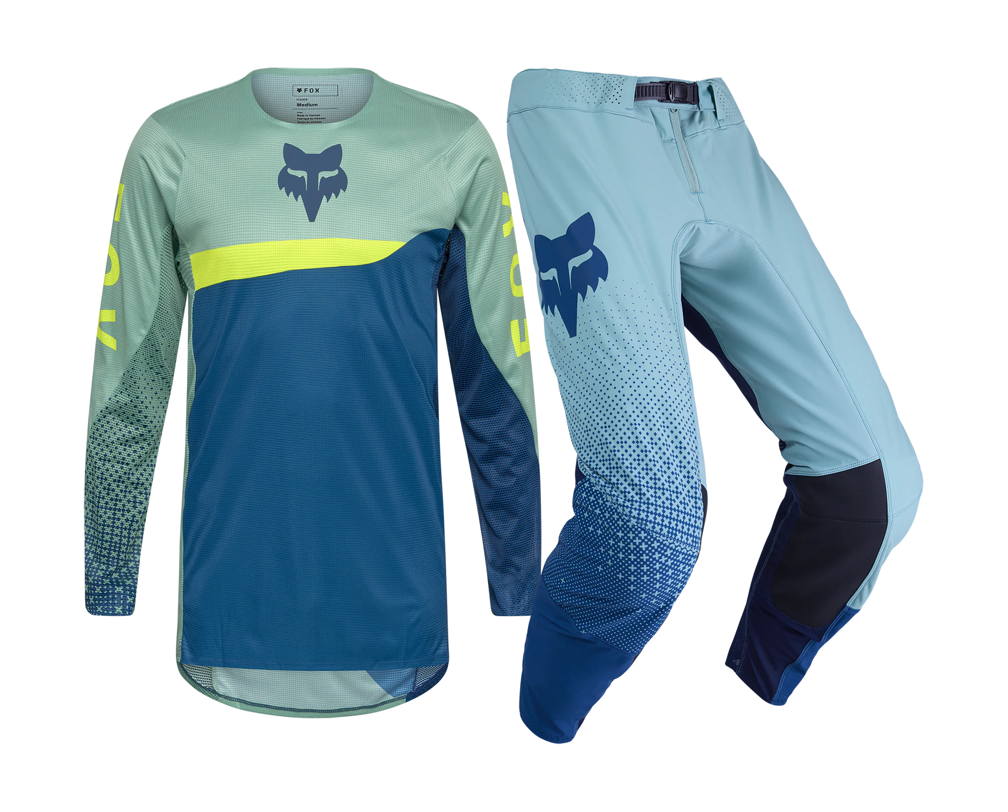 Fox Crosskleding 2026 Flexair Fracture - Spearmint