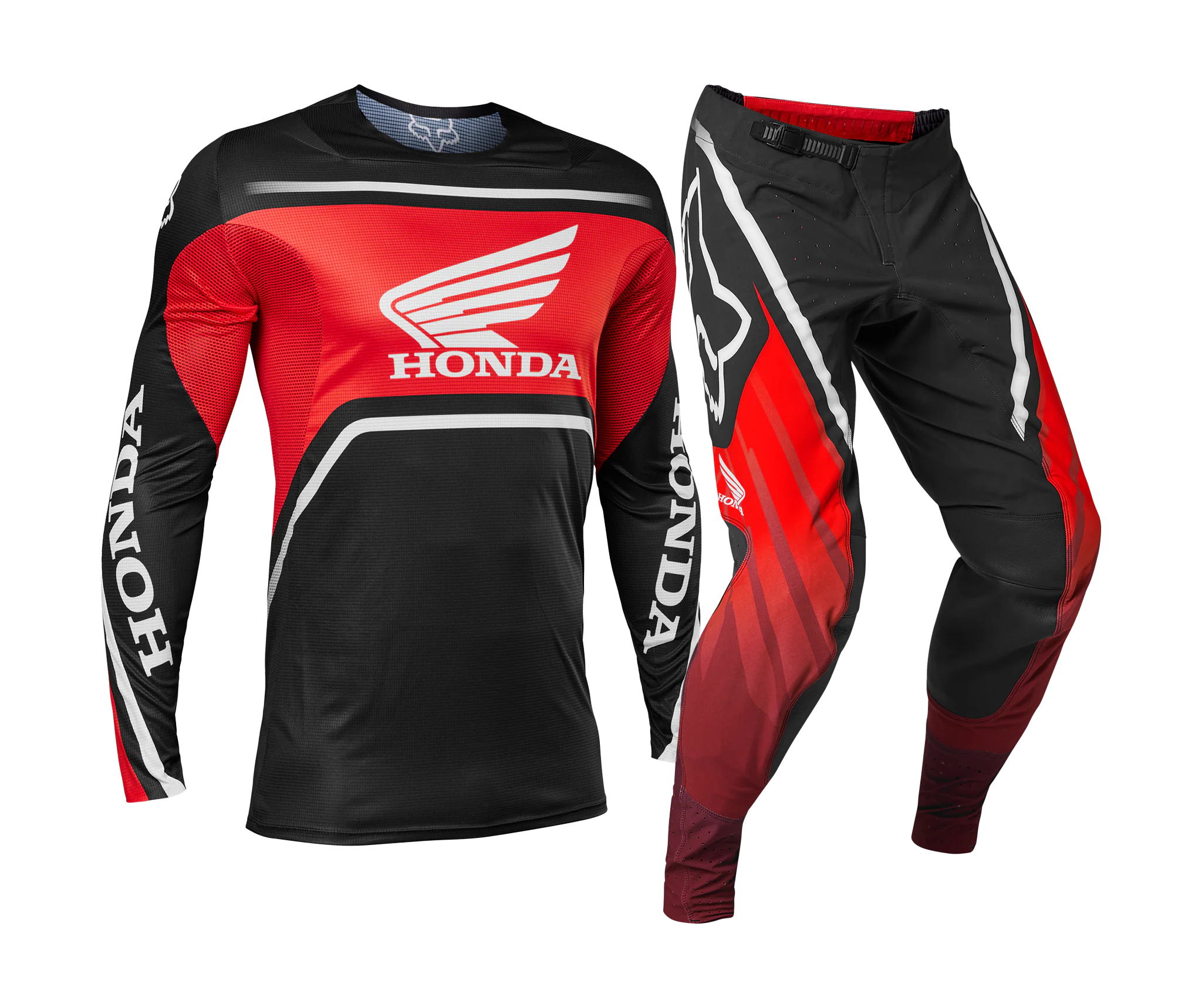 Fox Crosskleding Flexair Honda - Rood / Zwart / Wit