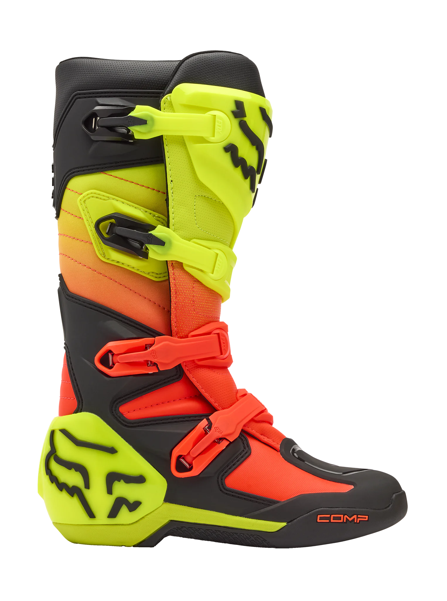 Fox Crosslaarzen Comp - Oranje / Geel