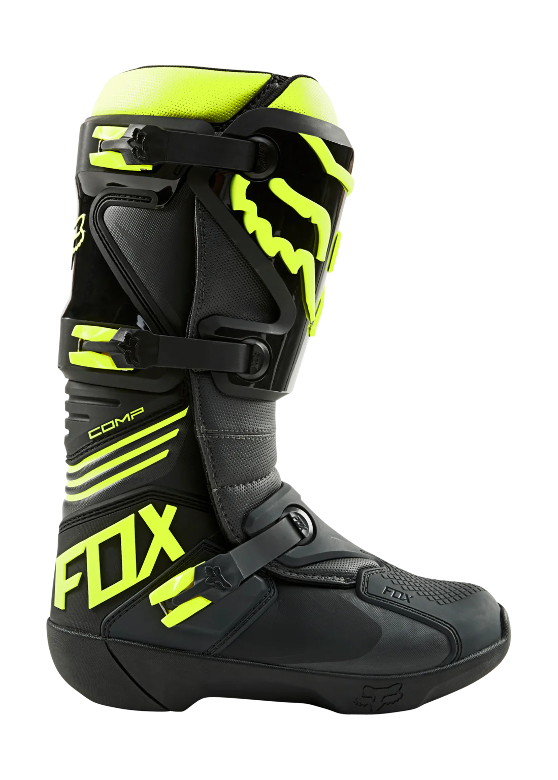 Fox Crosslaarzen Comp - Zwart / Geel