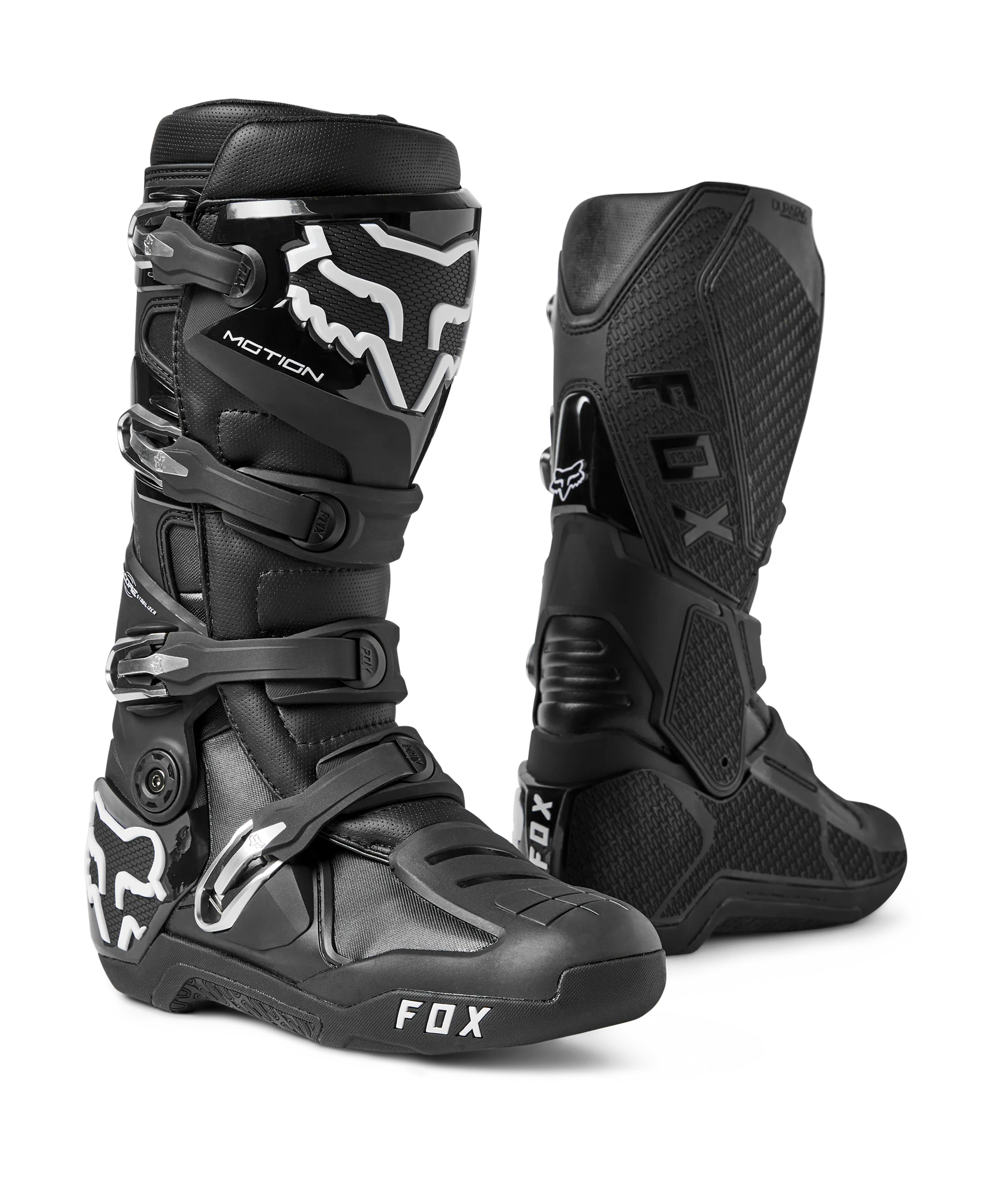 Fox Crosslaarzen Motion - Zwart