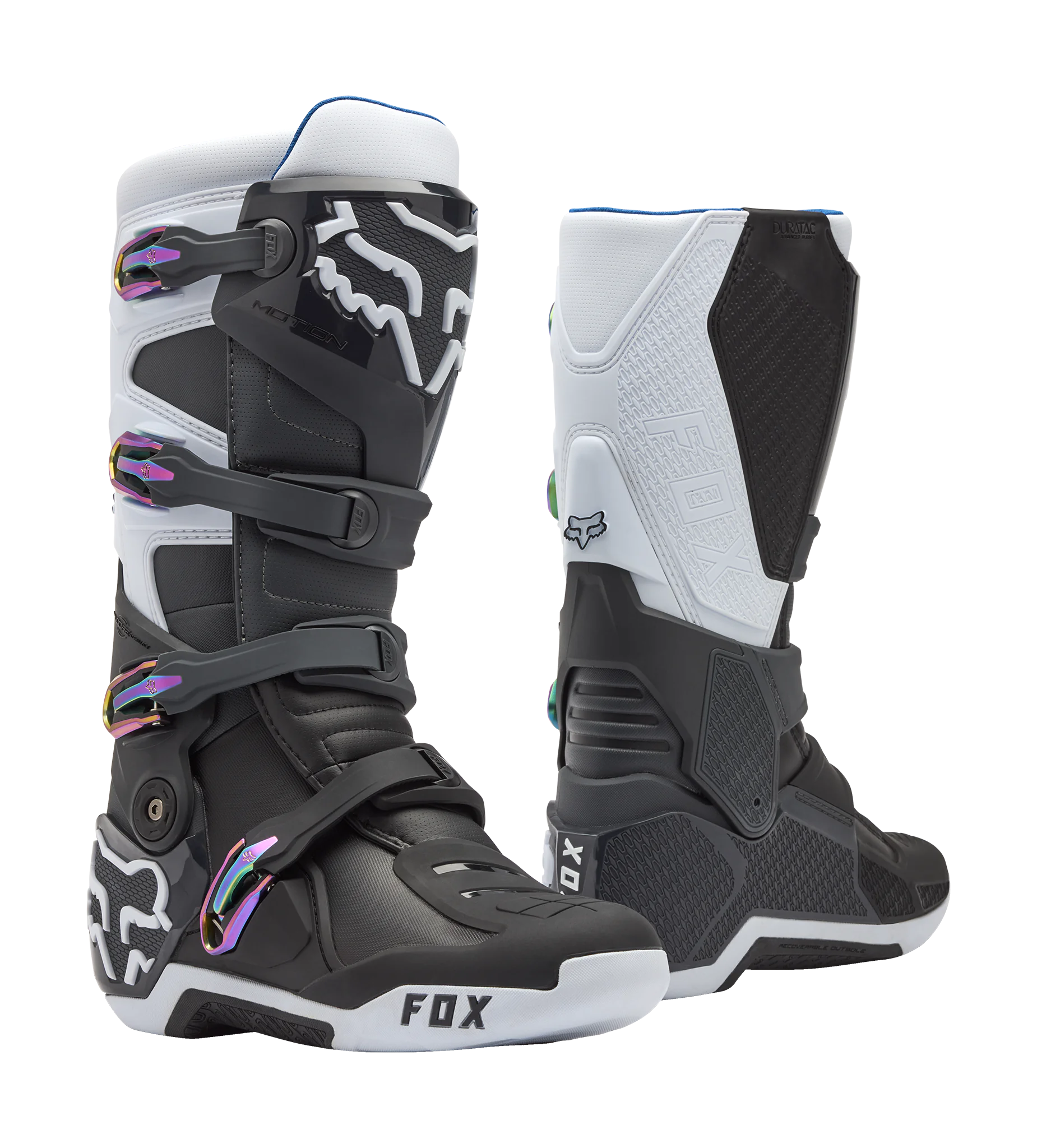 Fox Crosslaarzen Motion - Zwart / Grijs / Wit