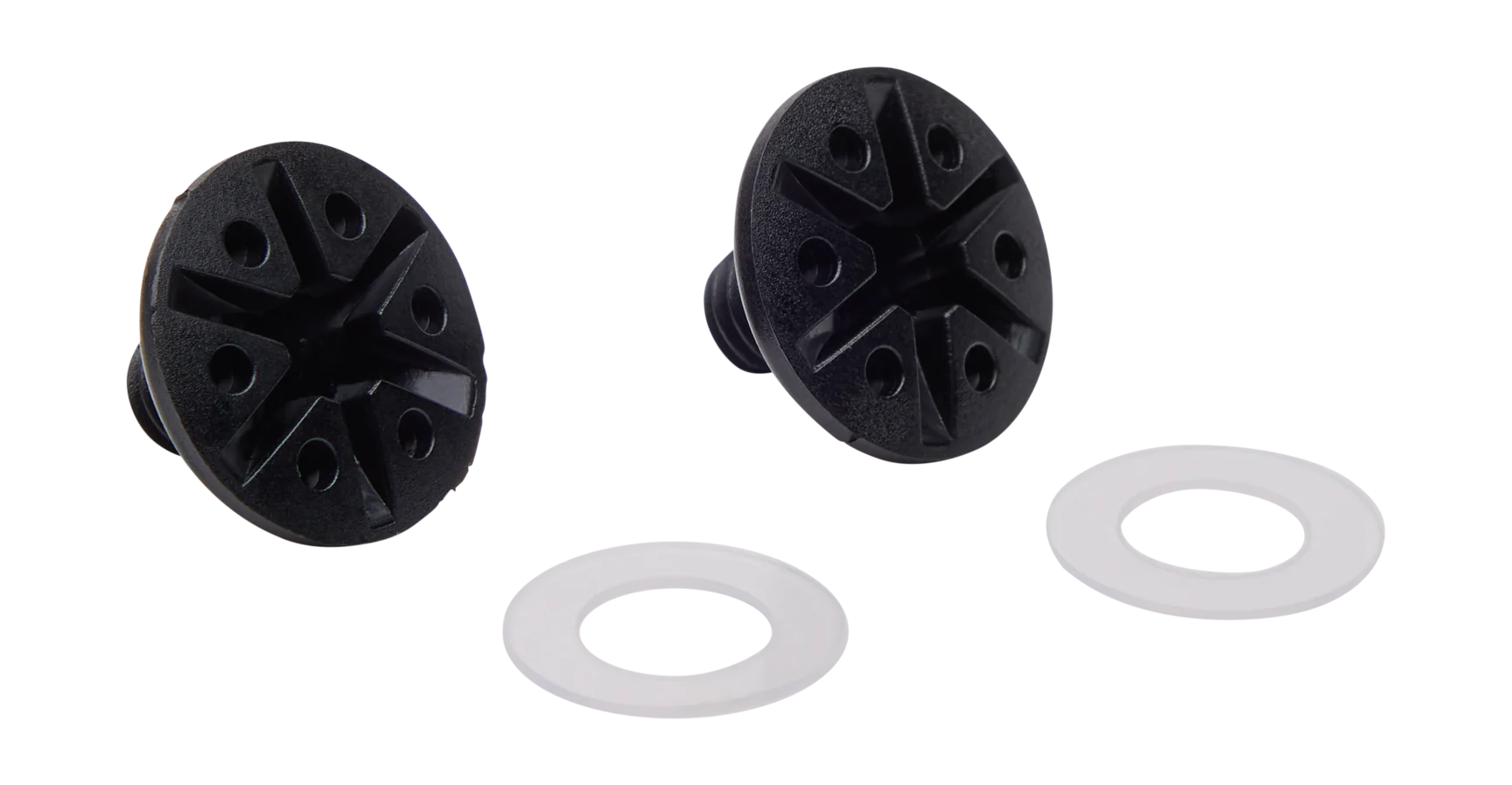 Fox Helmklep Schroeven V1 - Zwart - Set