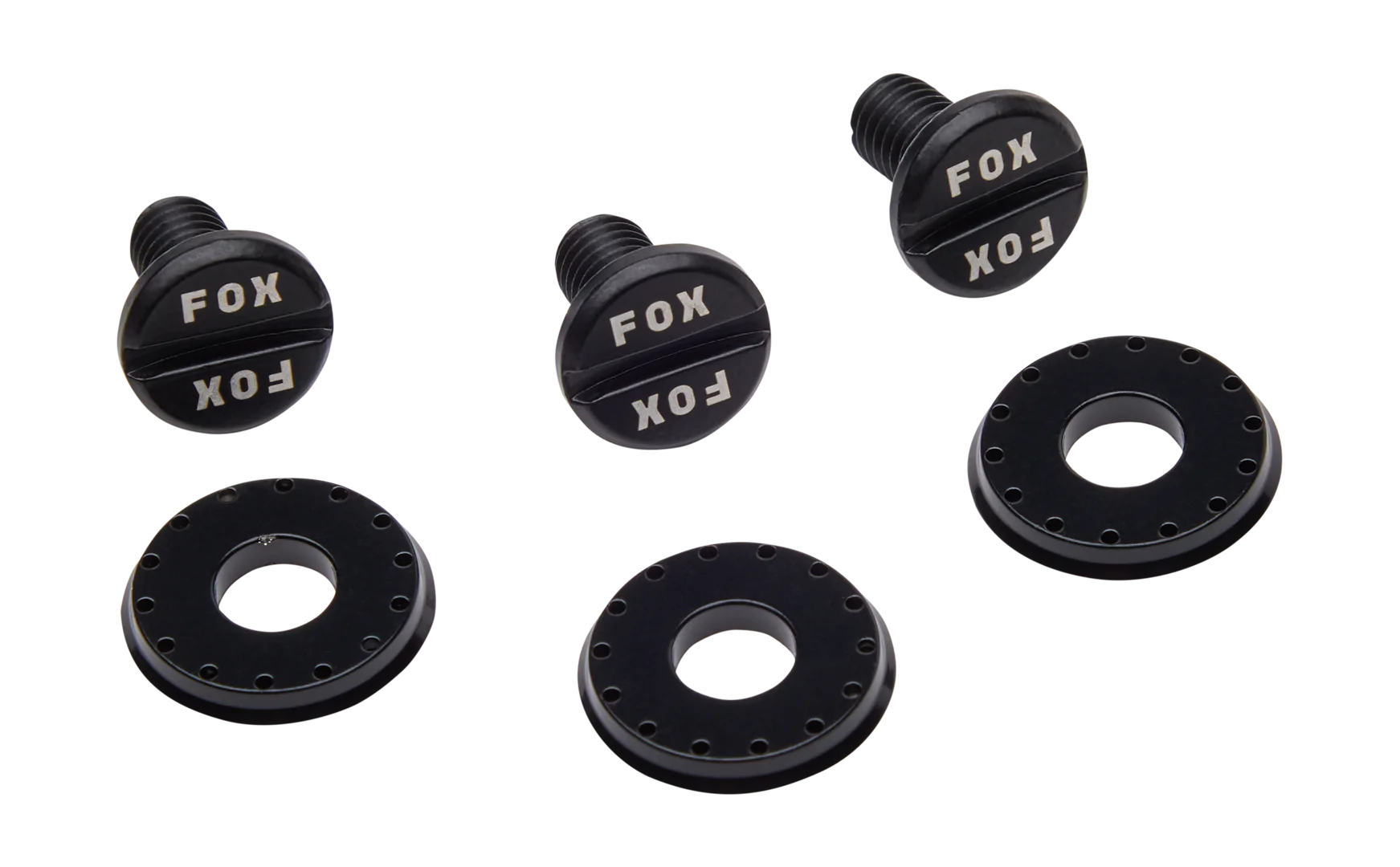 Fox Helmklep Schroeven V3 RS - Zwart - Set
