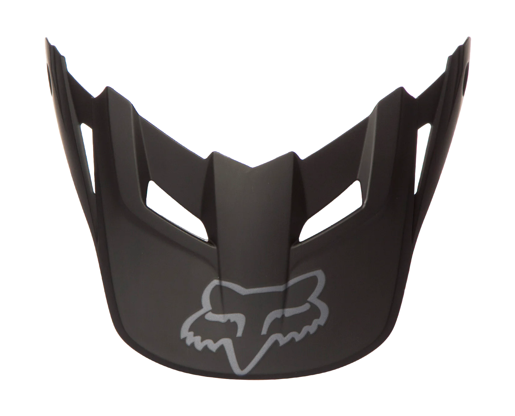 Fox Helmklep V1 Matte - Mat Zwart