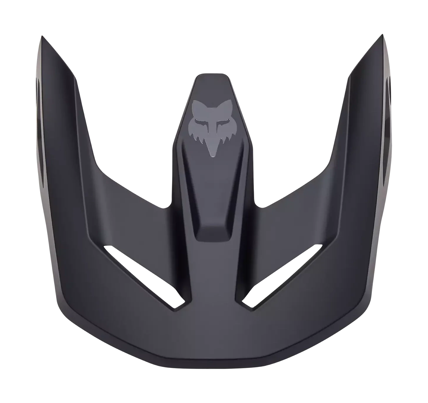 Fox Helmklep V1 Solid - Mat Zwart
