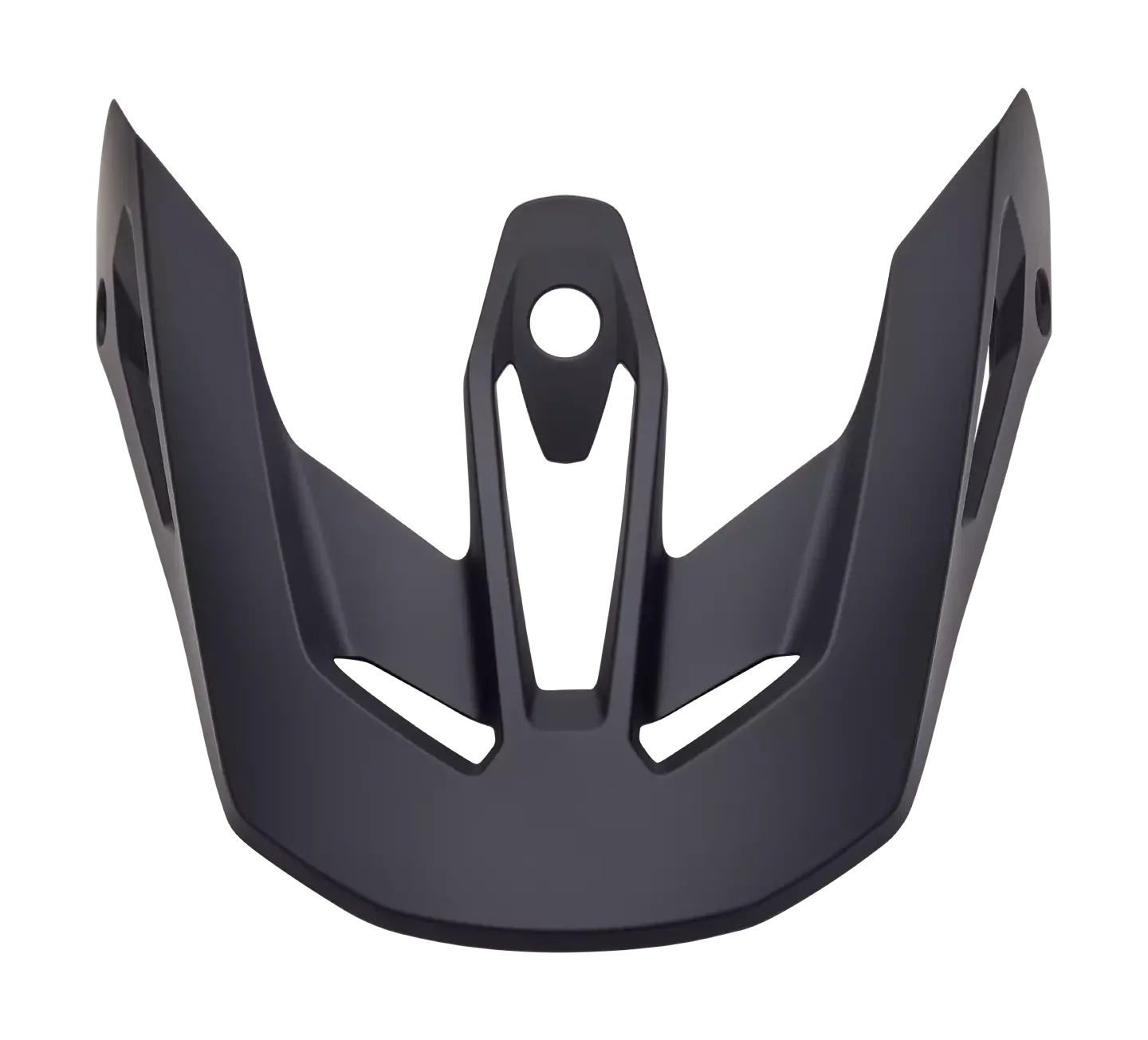 Fox Helmklep V3 RS Carbon Solid - Mat Zwart