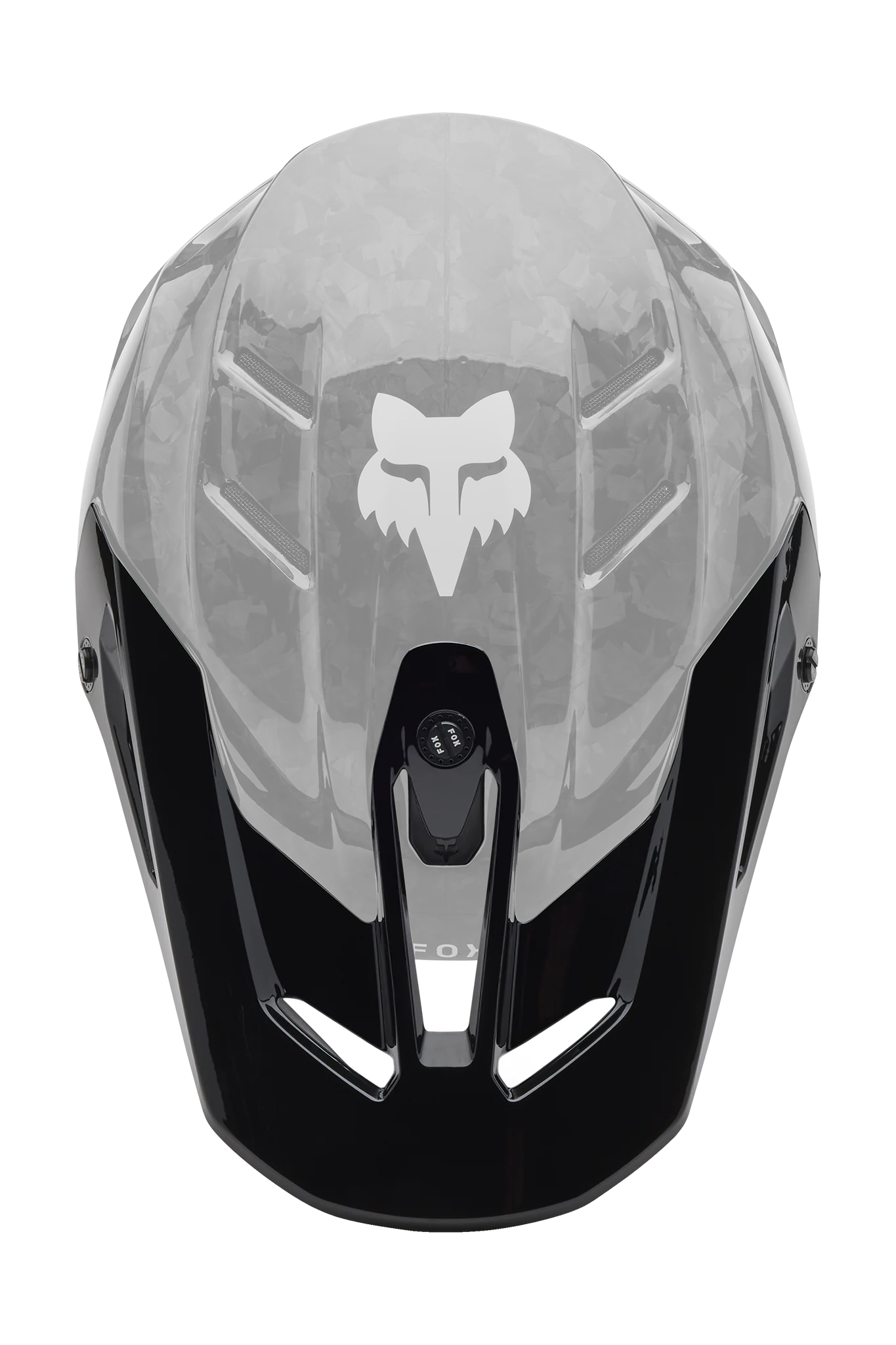 Fox Helmklep V3 RS Solid - Zwart