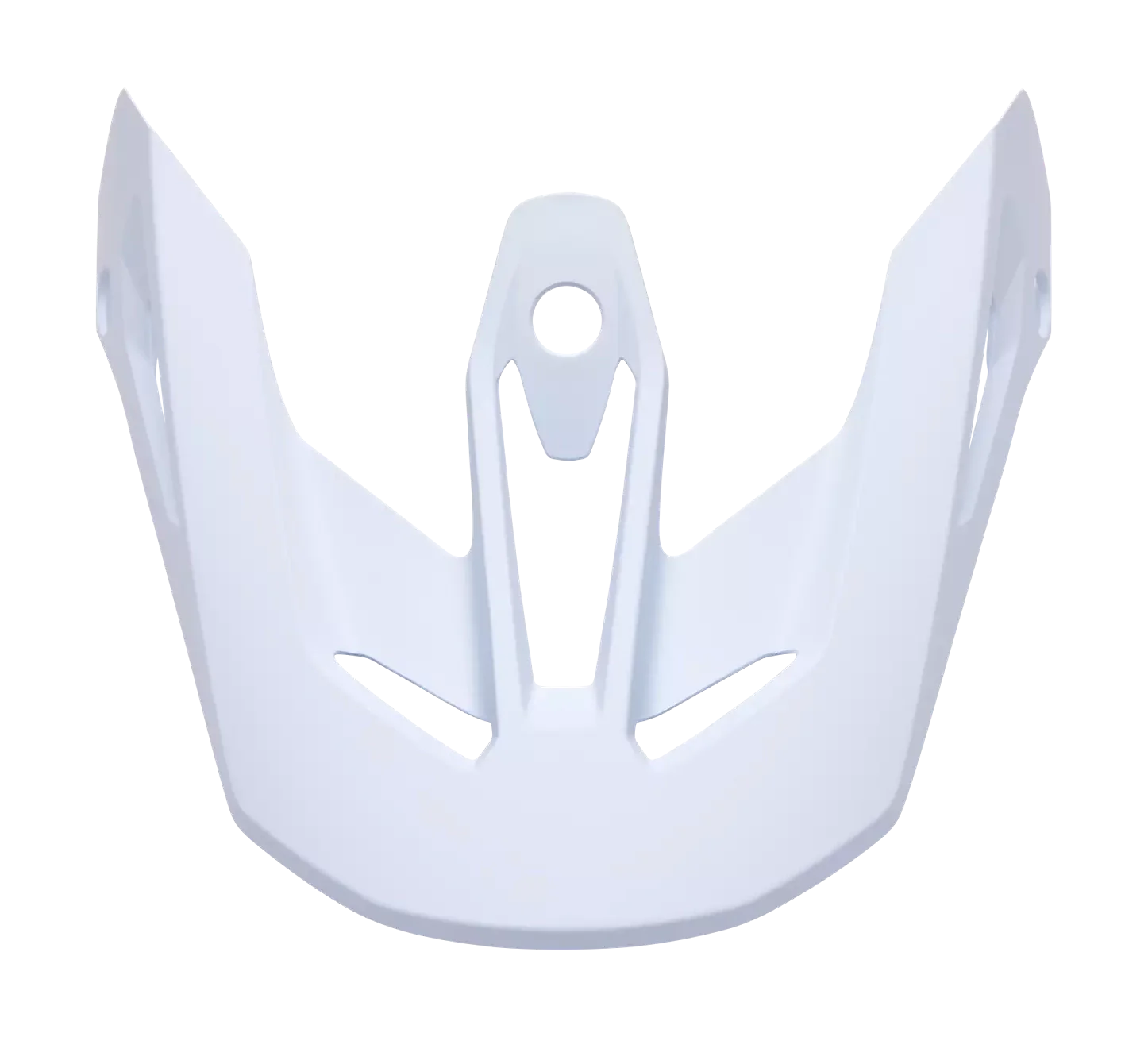 Fox Helmklep V3 Solid - Mat Wit