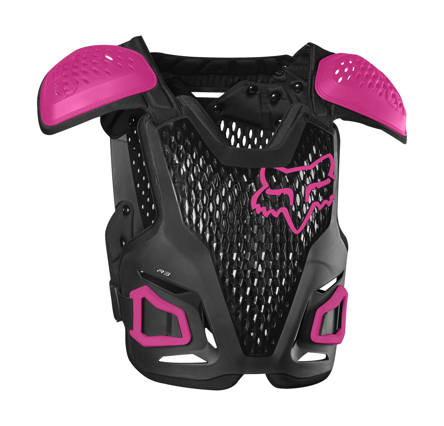Fox Kinder Bodyprotector R3 - Zwart / Roze