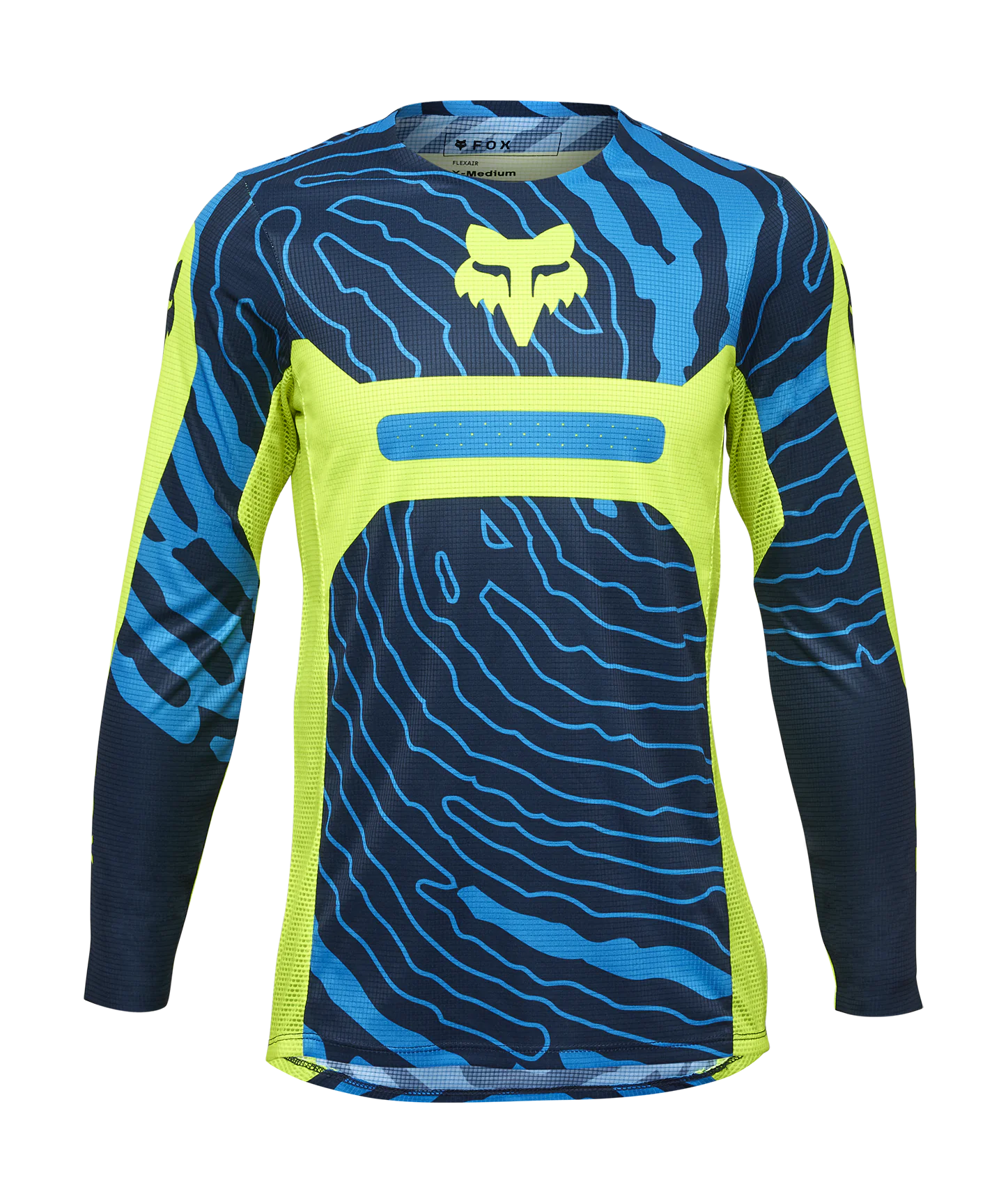 Fox Kinder Cross Shirt Flexair Impression - Fluo Geel