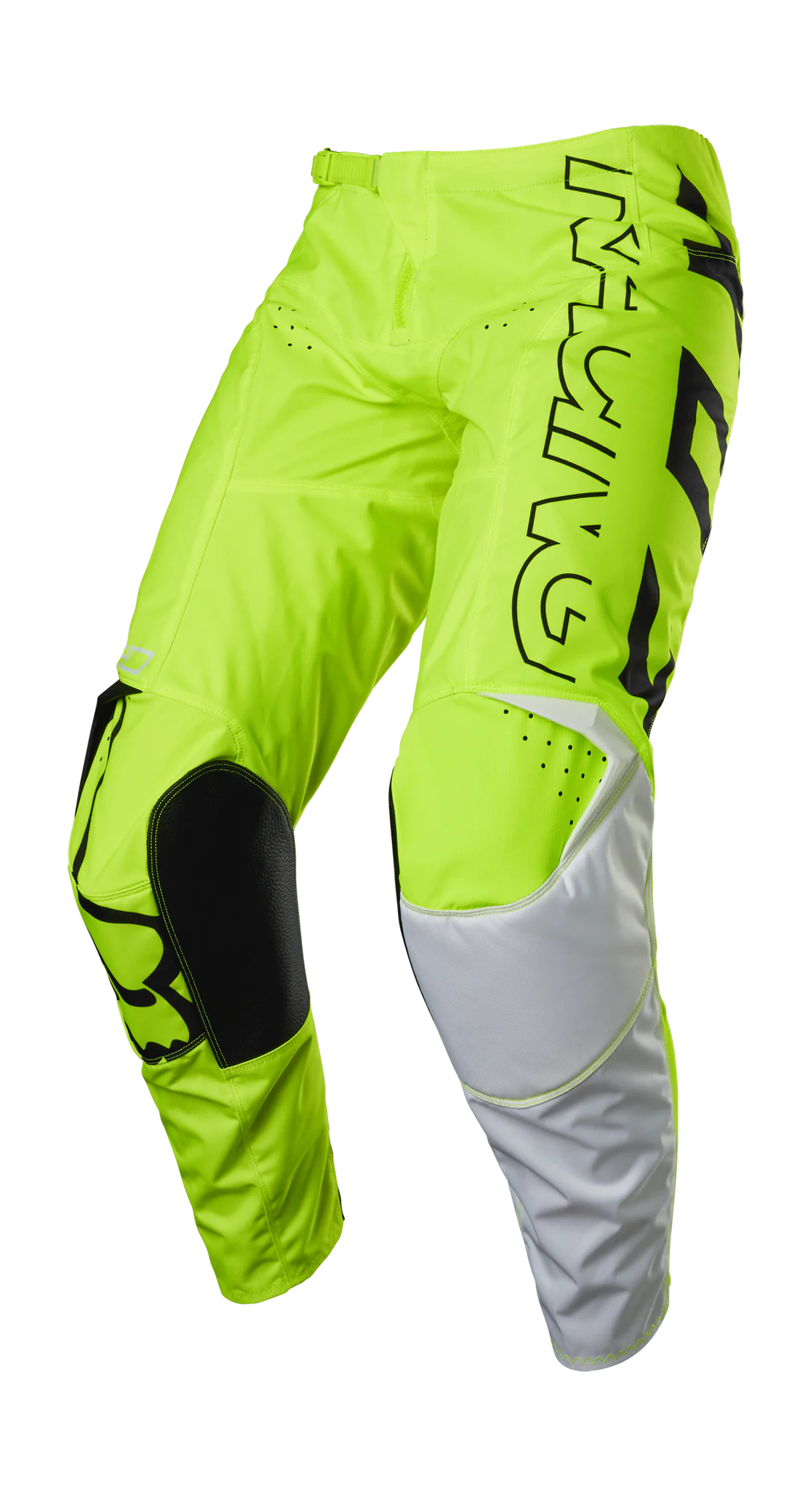 Fox Kinder Crossbroek 180 Skew - Fluo Geel