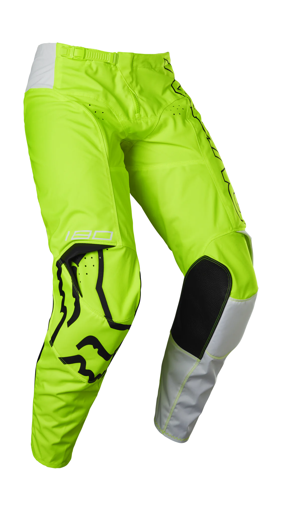 Fox Kinder Crossbroek 180 Skew - Fluo Geel